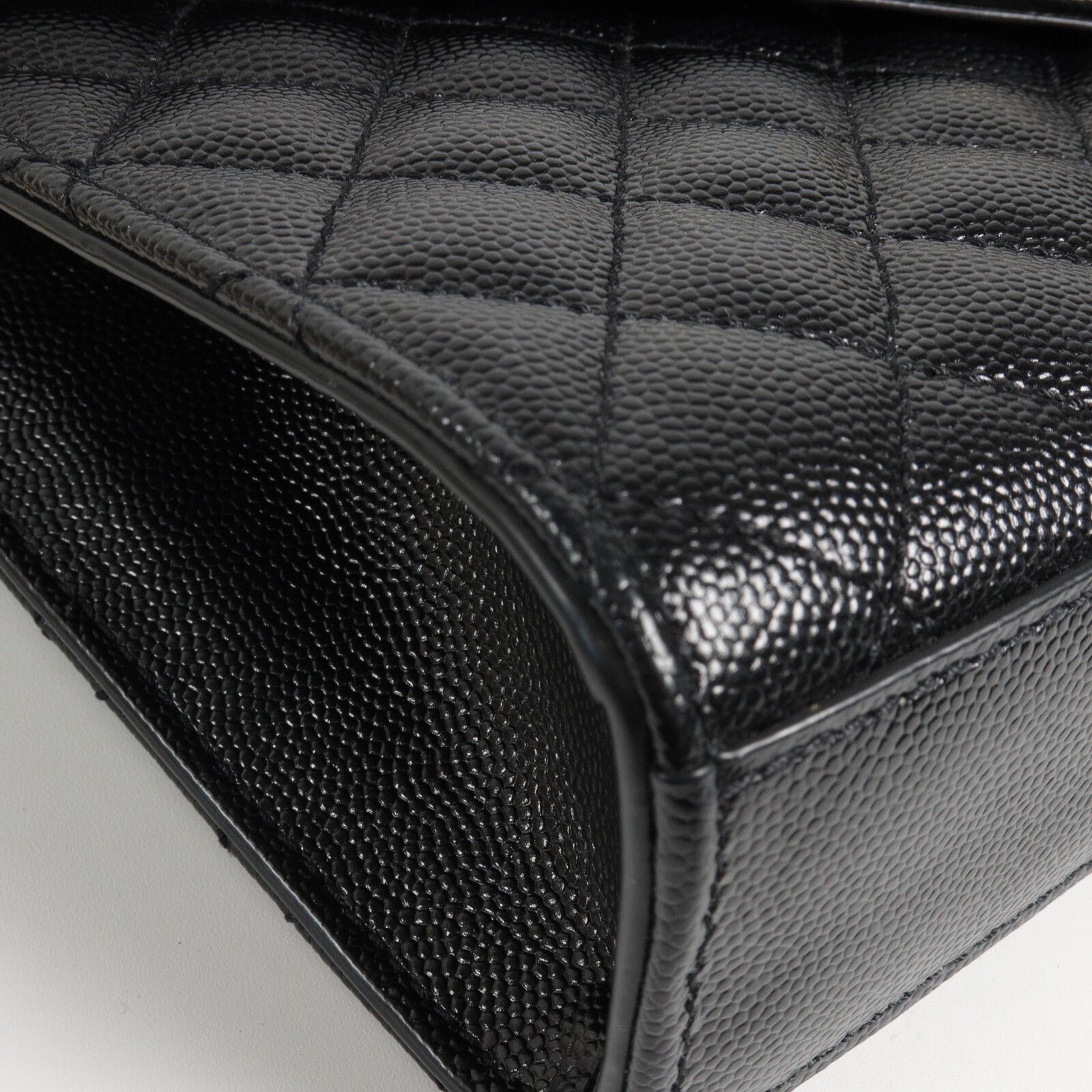 SAINT LAURENT 牛皮皮革Envelope Medium鏈帶肩背袋