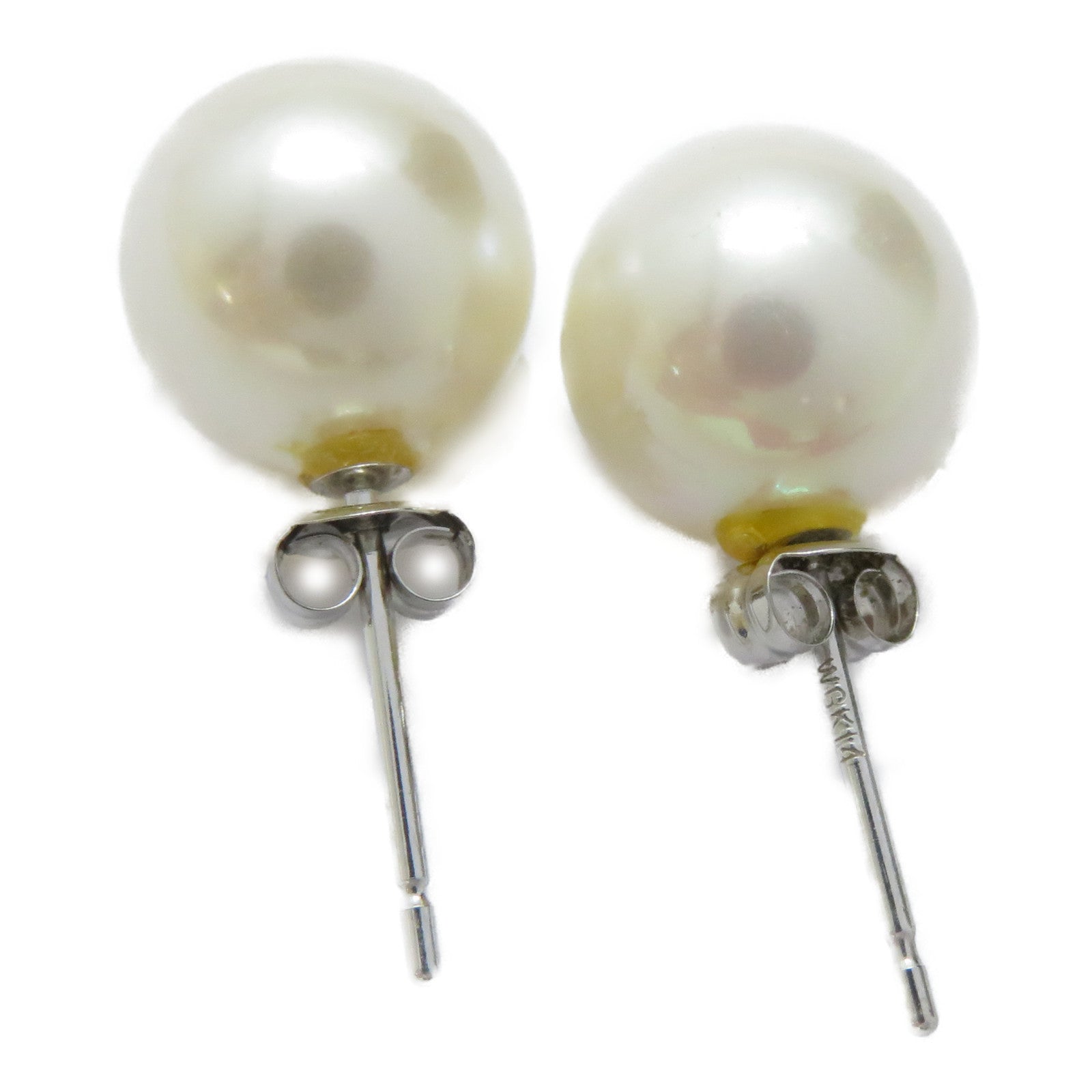 JEWELRY 18K白金Pearl Earrings珍珠耳環