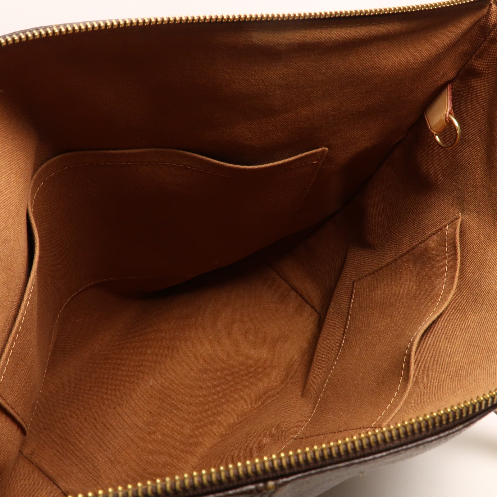 LOUIS VUITTON Monogram Totally MM金扣肩背袋棕色