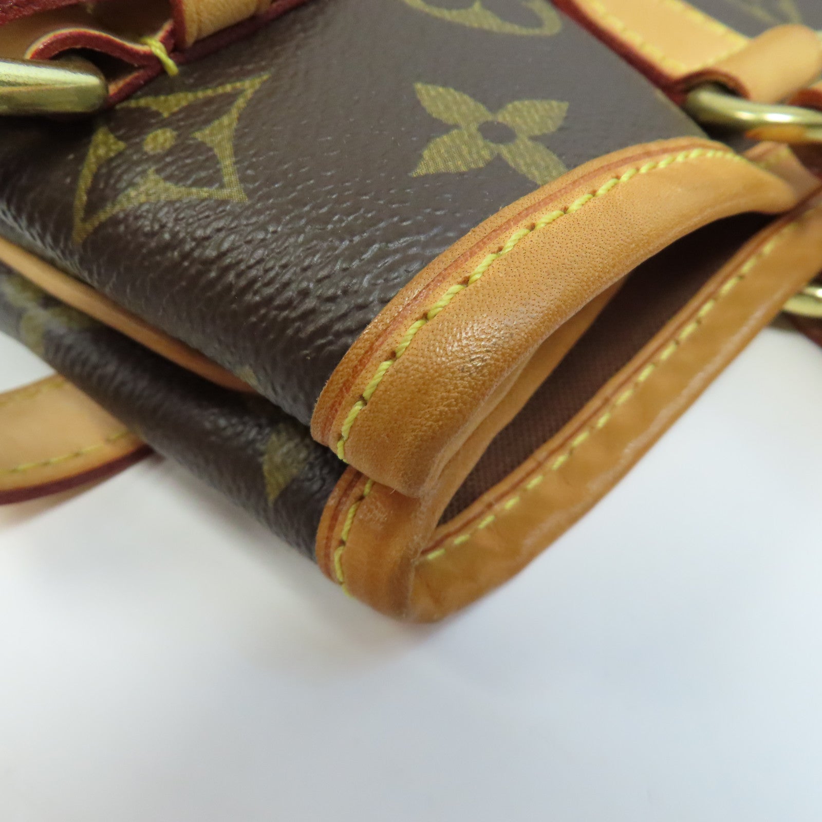 LOUIS VUITTON Monogram Batignolles Horizontal金扣肩背袋啡色