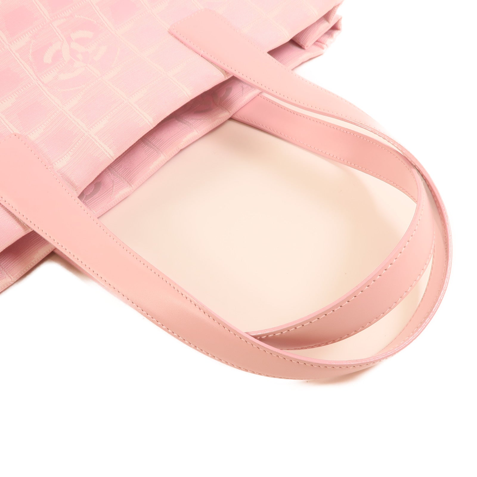 CHANEL 尼龍New Travel Line Tote金扣肩背袋/手挽袋