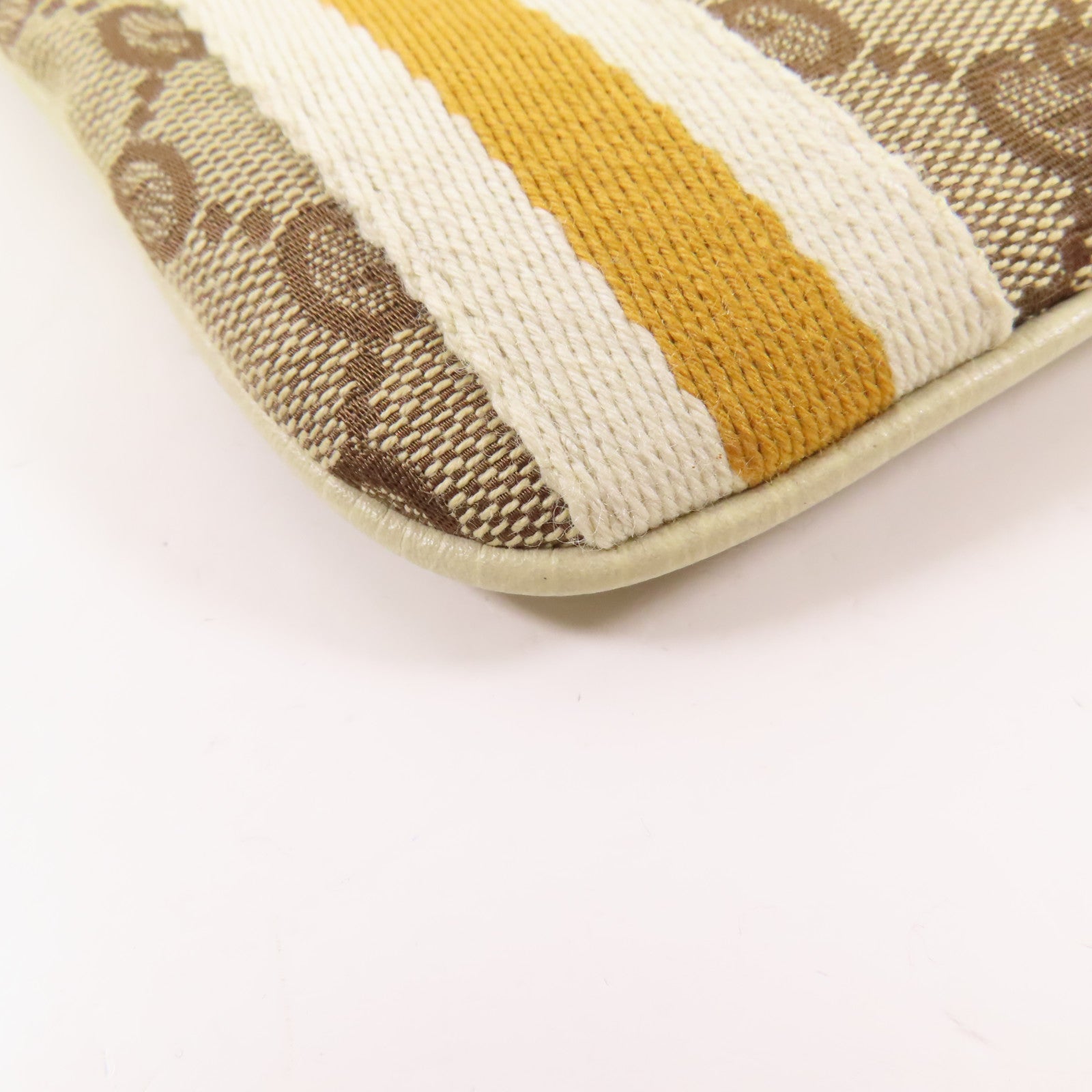 GUCCI 帆布Shouder Bag金扣肩背袋