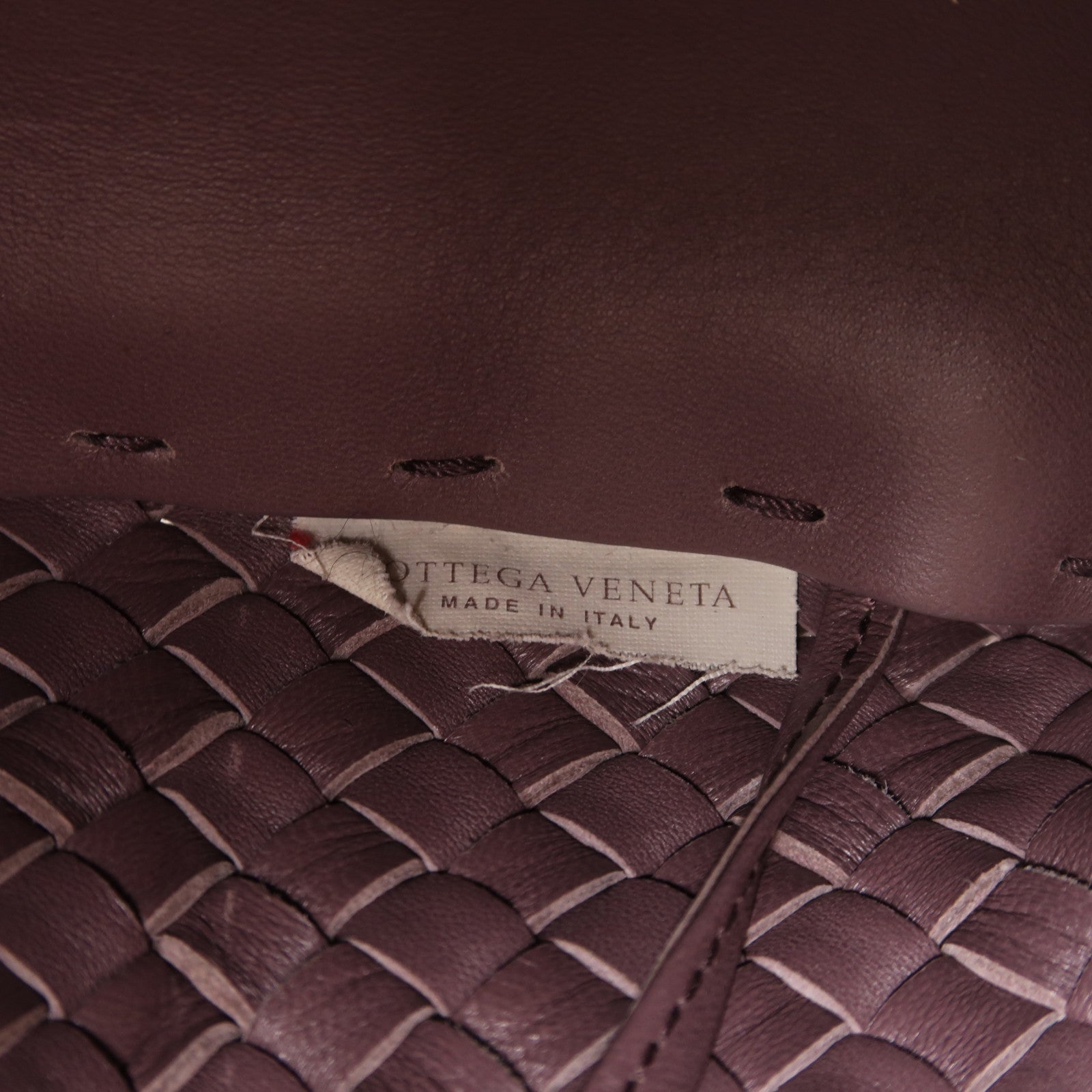 BOTTEGA VENETA BV Tote Bag Lambskin Leather Purple 141498