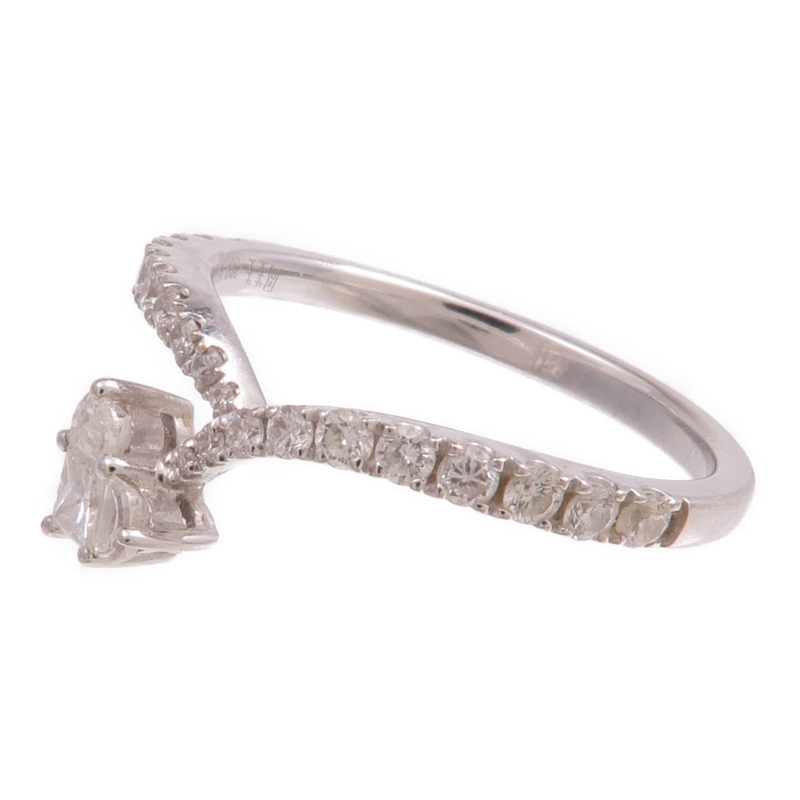 JEWELRY 18K白金Diamond Ring鑽石戒指US#4.25