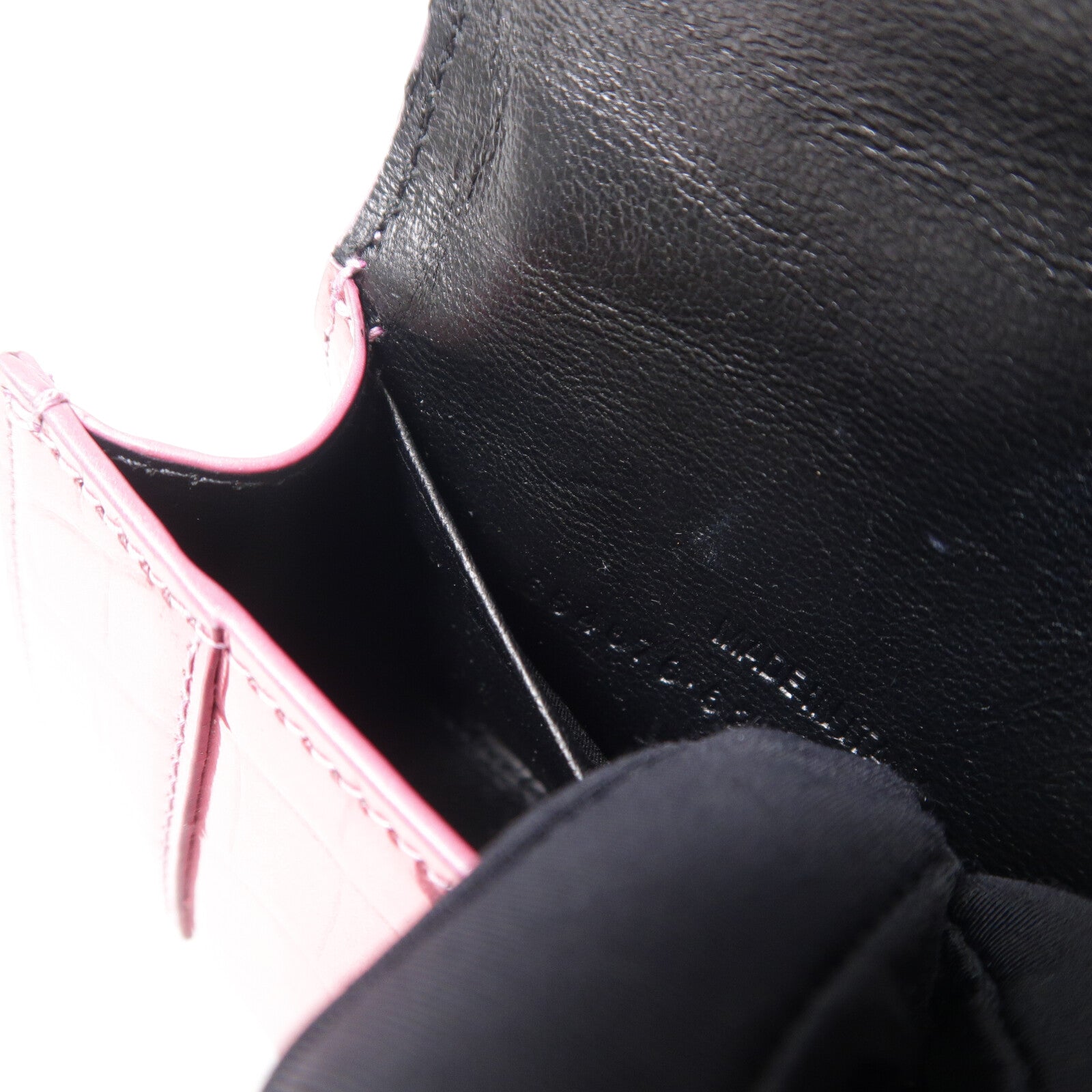 BALENCIAGA 牛皮皮革Hourglass Nano鏈帶手挽肩背兩用袋