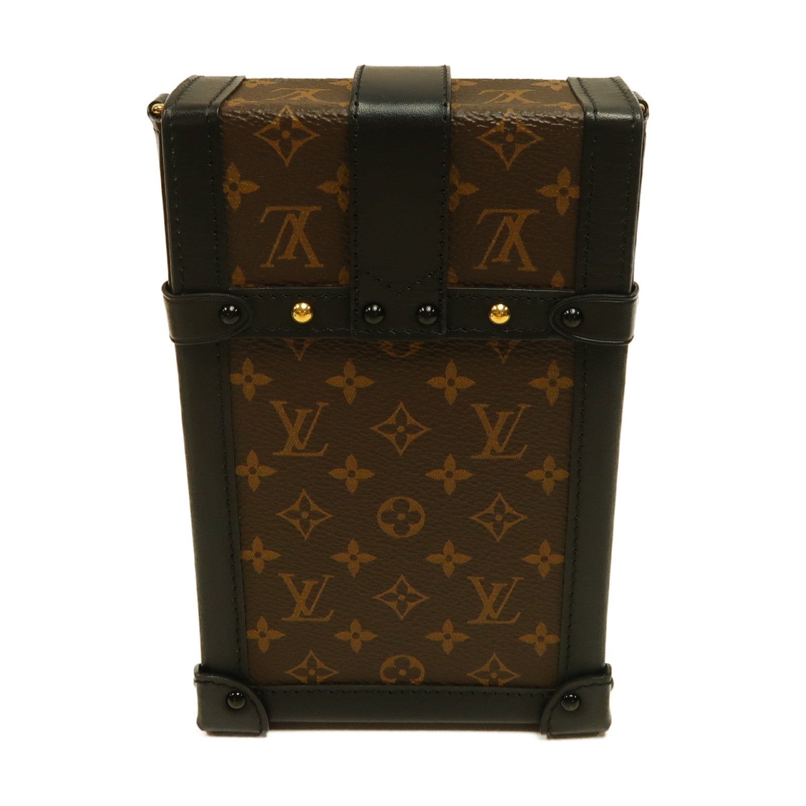 LOUIS VUITTON 【激減優惠】Monogram Po Truck Vert金扣肩背袋啡色