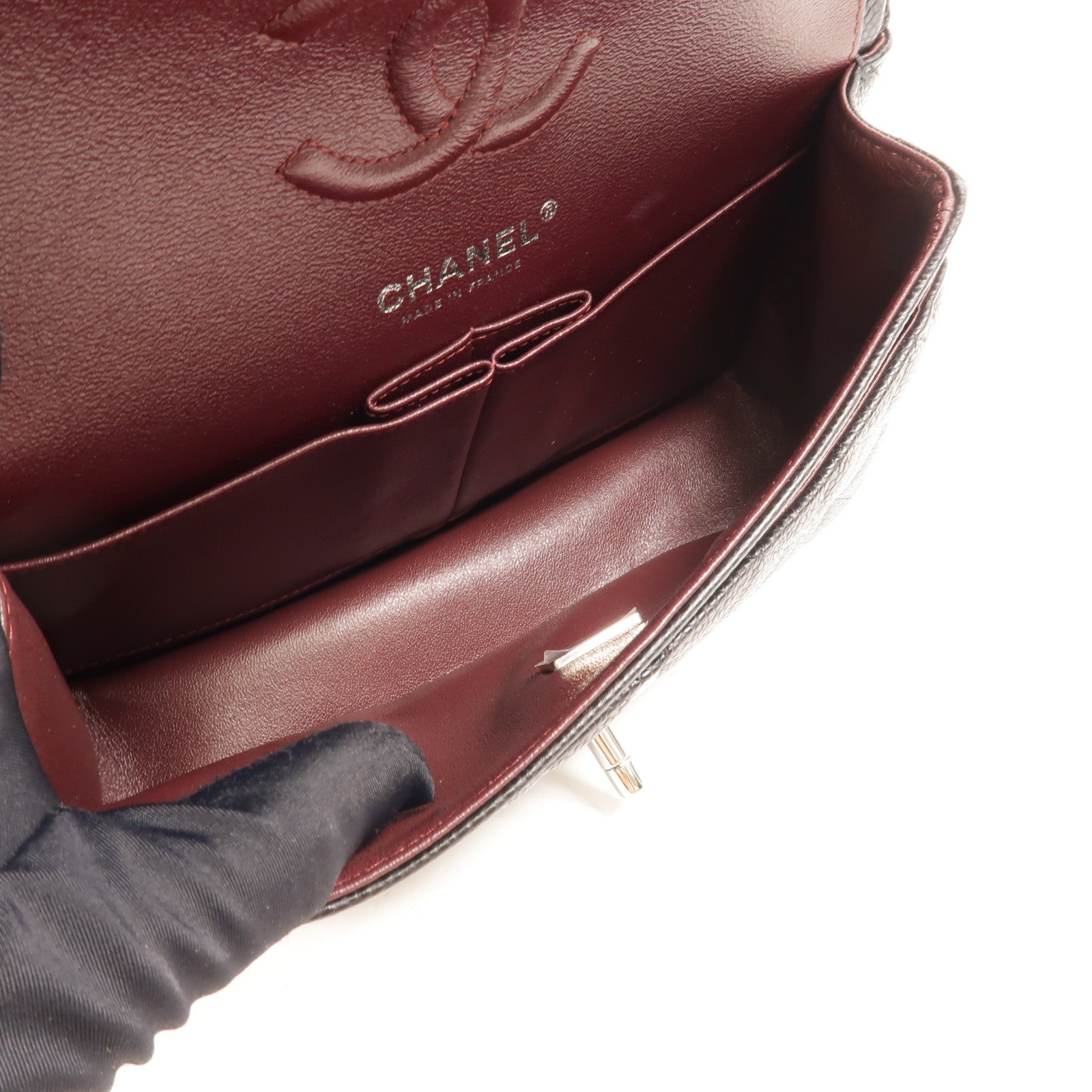 CHANEL 牛皮皮革Classic 23鏈帶肩背袋