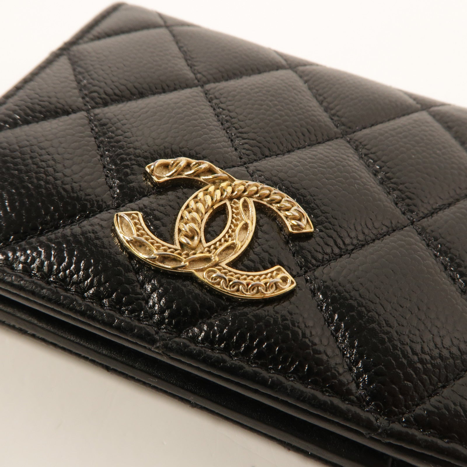 CHANEL 牛皮皮革Bifold Wallet錢包