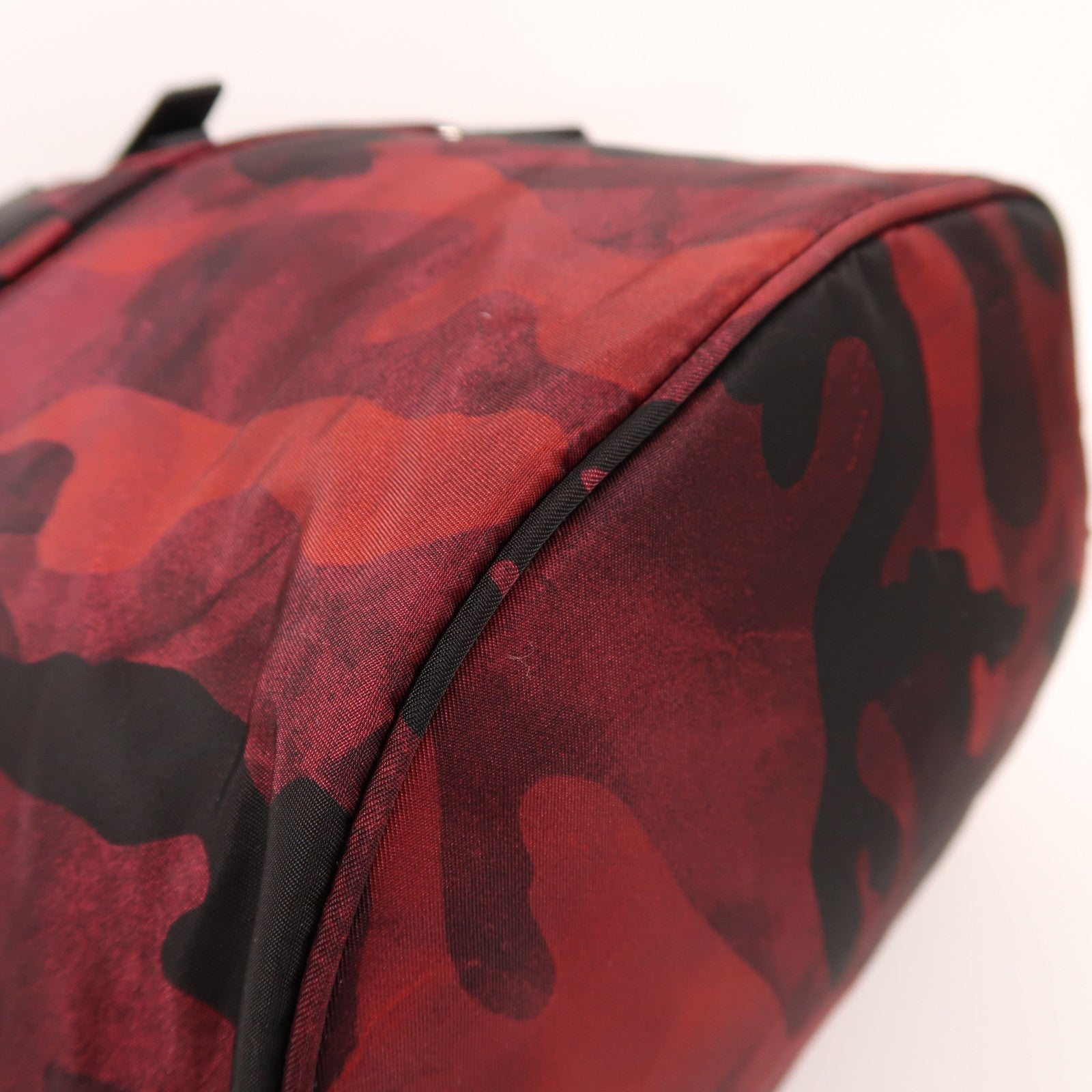 PRADA 尼龍Backpack銀扣背包