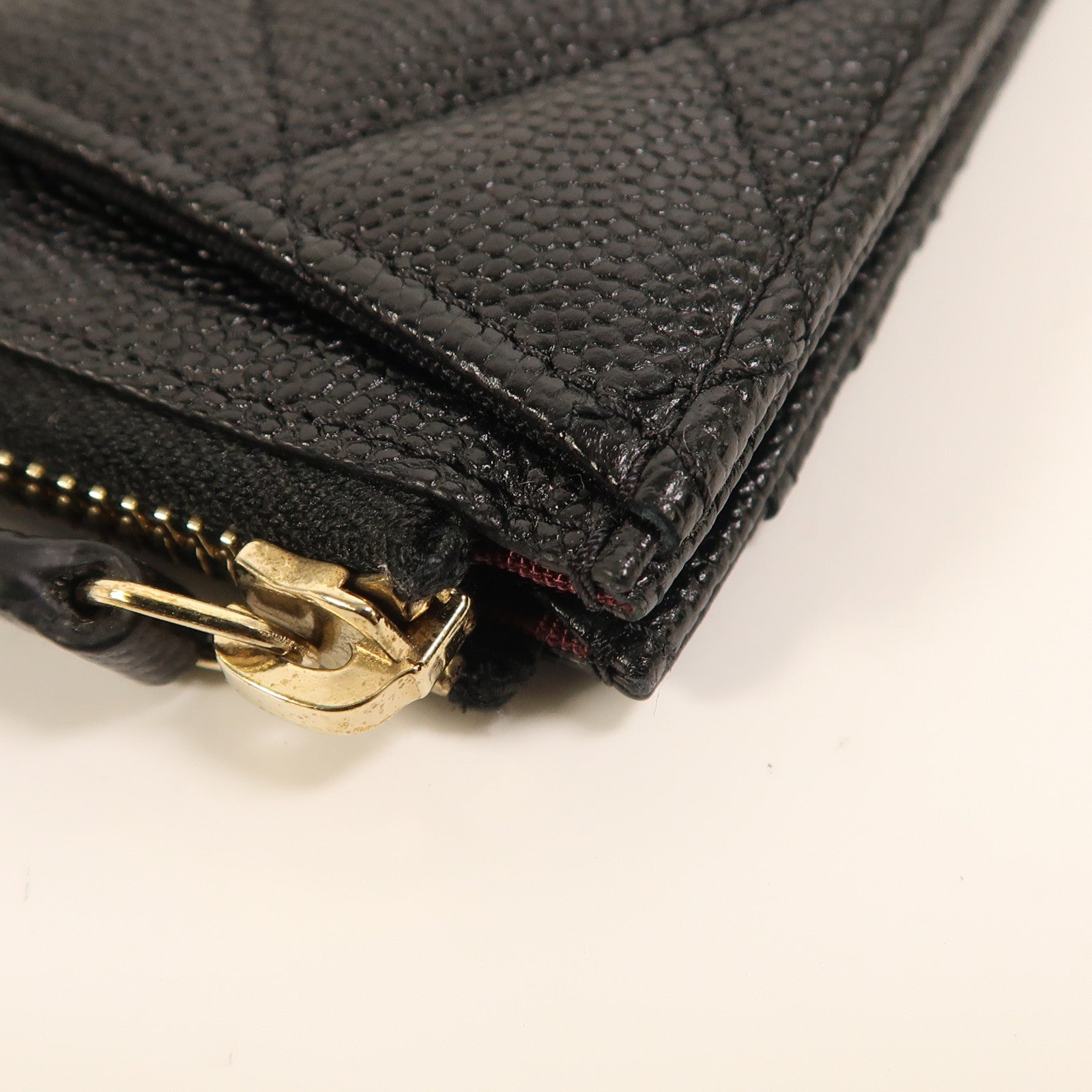 CHANEL 牛皮皮革Card Case金扣卡片套