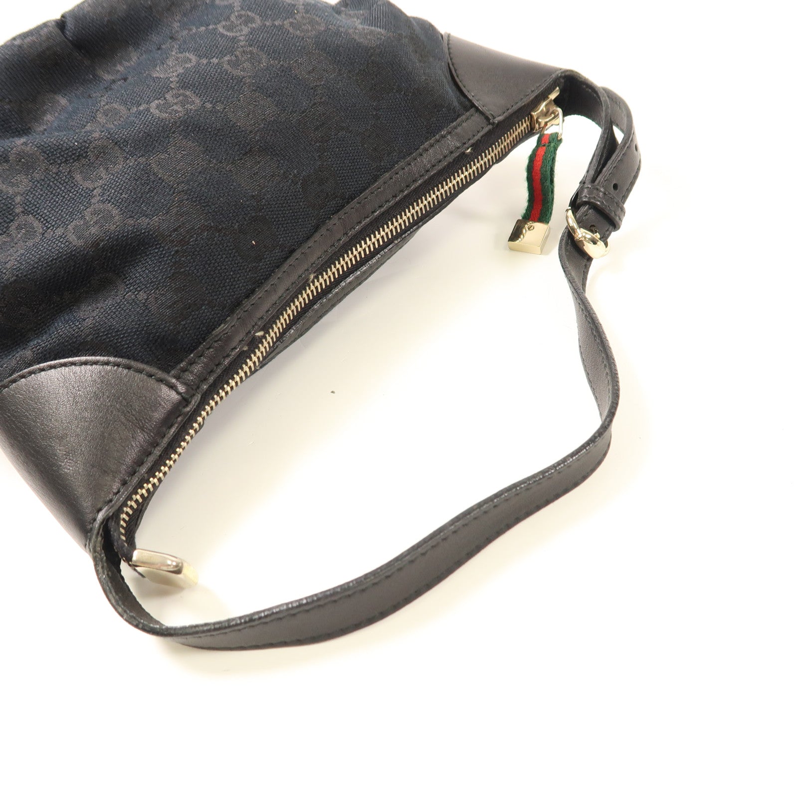 GUCCI 帆布Accessory Pouch金扣手挽袋