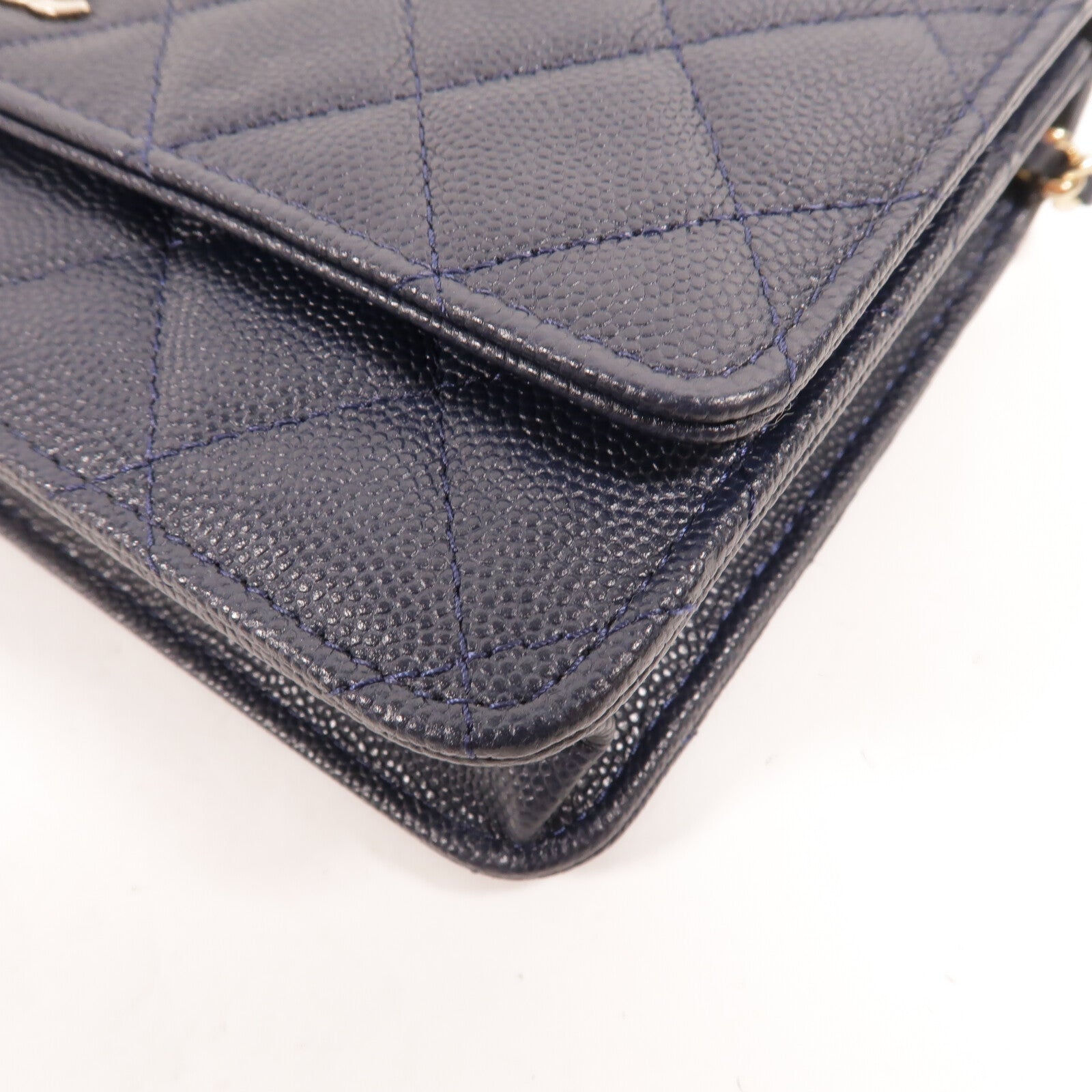 CHANEL 牛皮皮革WOC Wallet On Chain鏈帶肩背袋