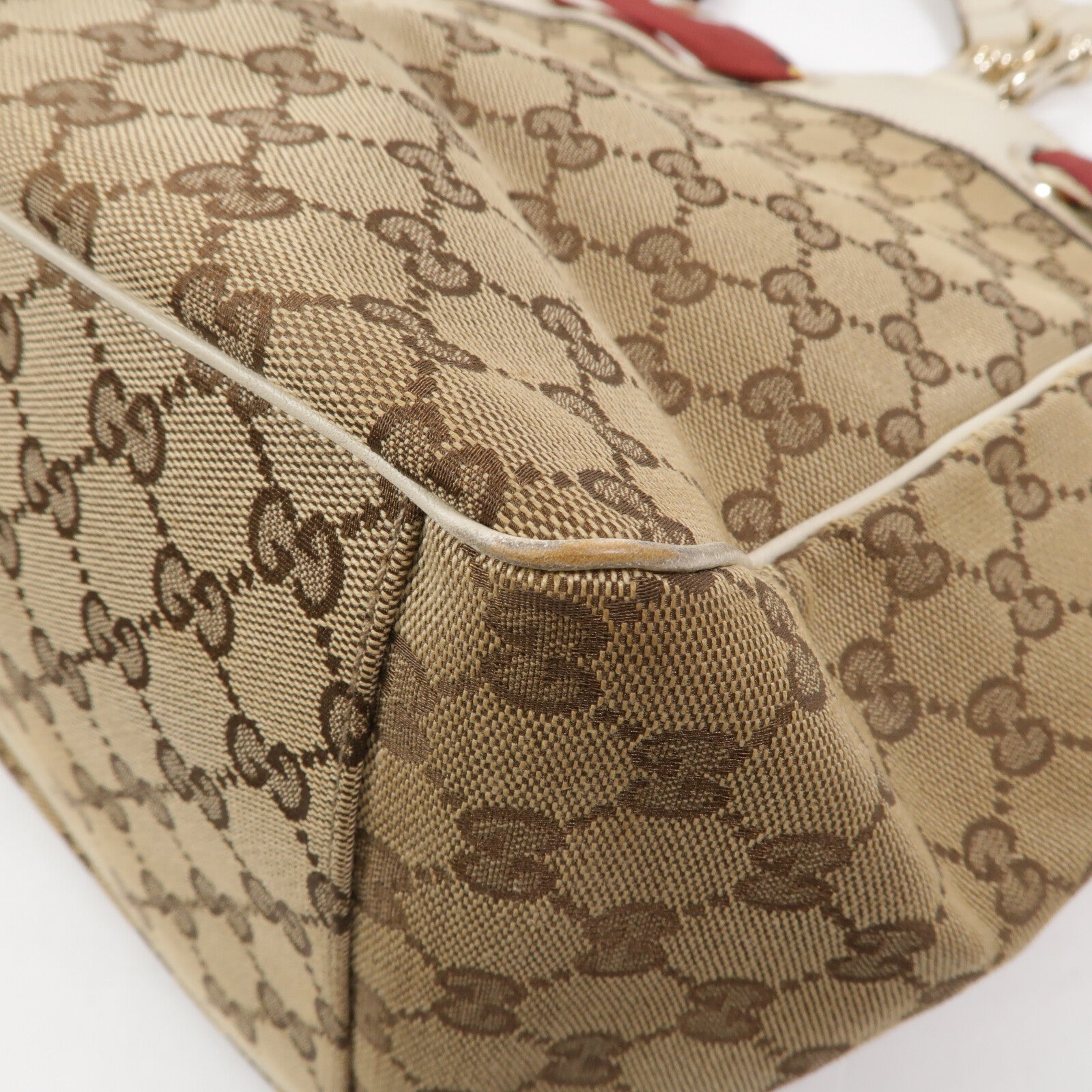 GUCCI 帆布Positano Scarf Tote Bag肩背袋