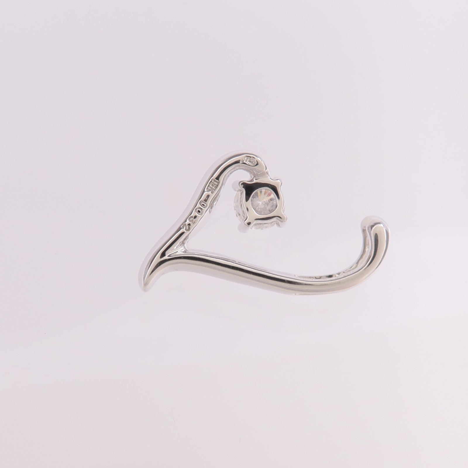 JEWELRY 18K白金Diamond Pendant Top鑽石吊墜