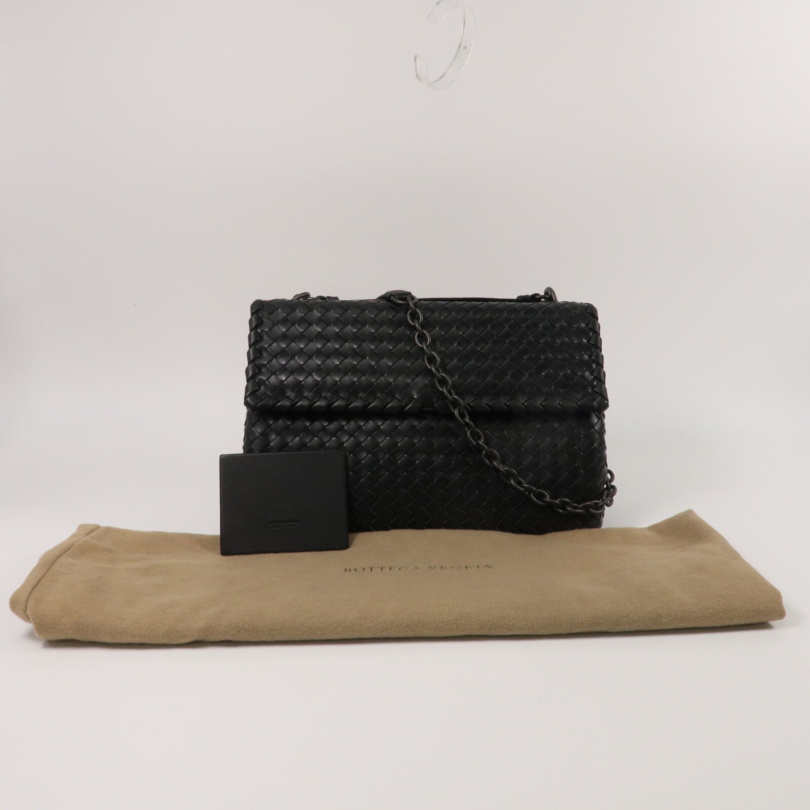 BOTTEGA VENETA 牛皮皮革Olimpia Bag鏈帶肩背袋