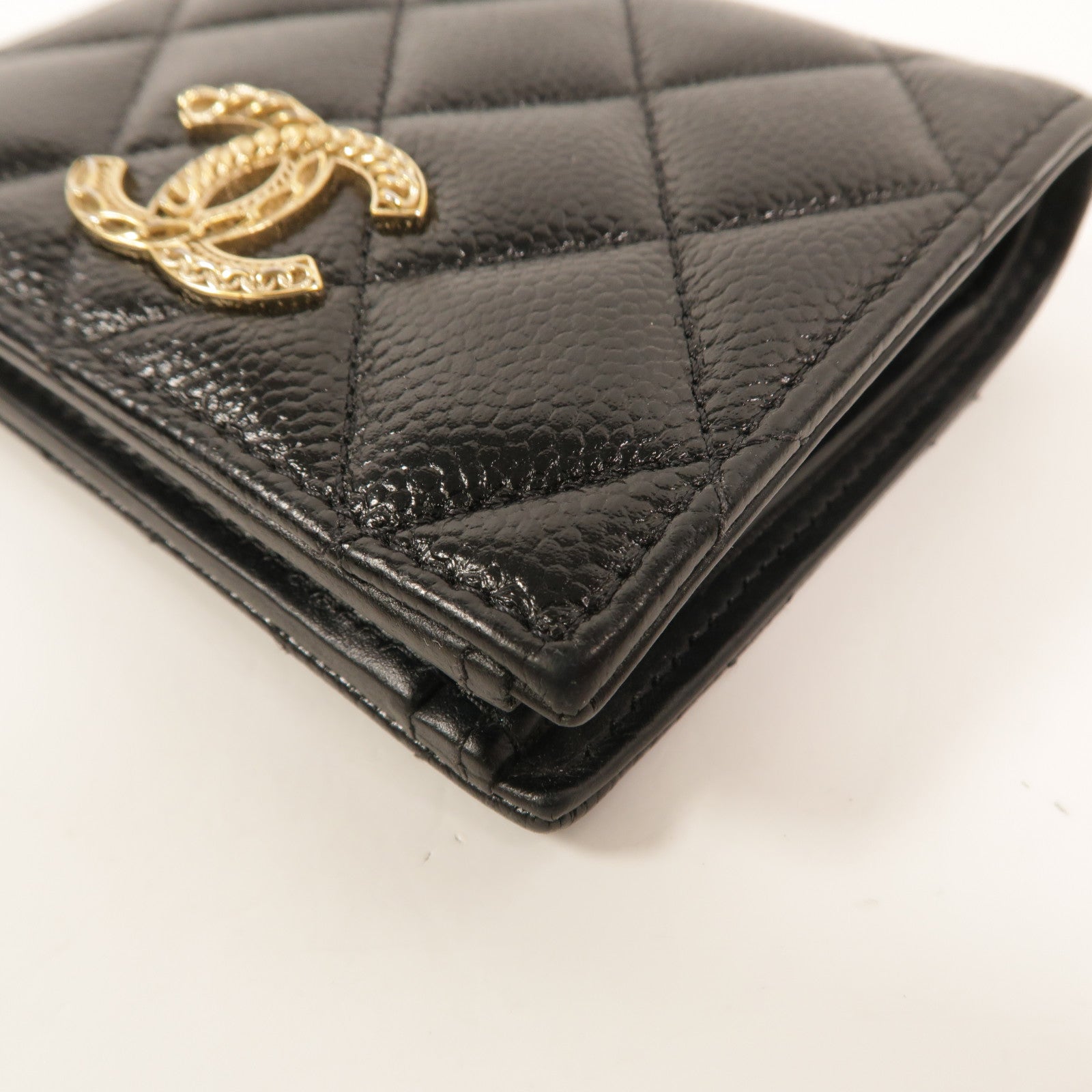 CHANEL 牛皮皮革Bifold Wallet錢包