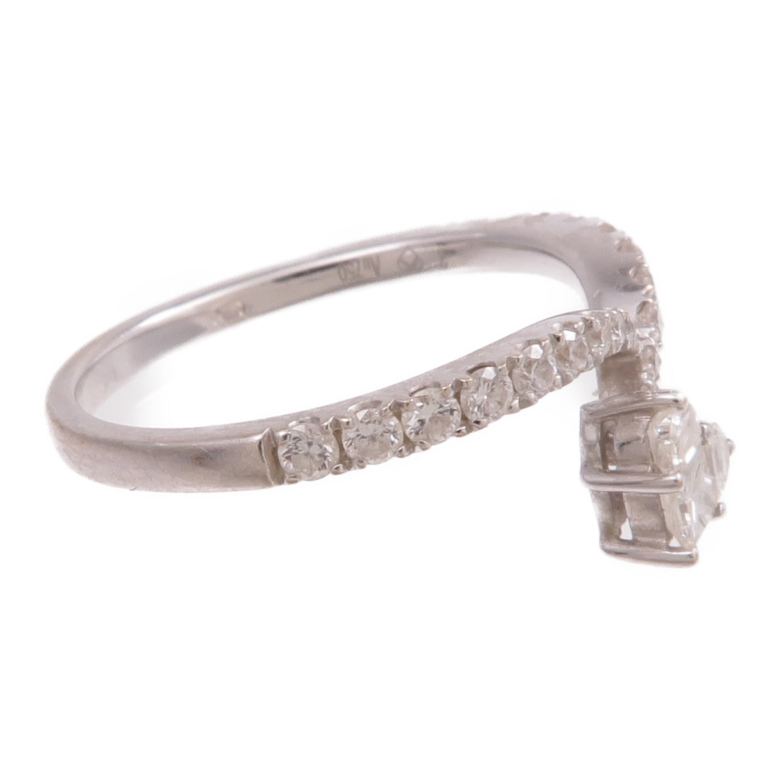 JEWELRY 18K白金Diamond Ring鑽石戒指US#4.25