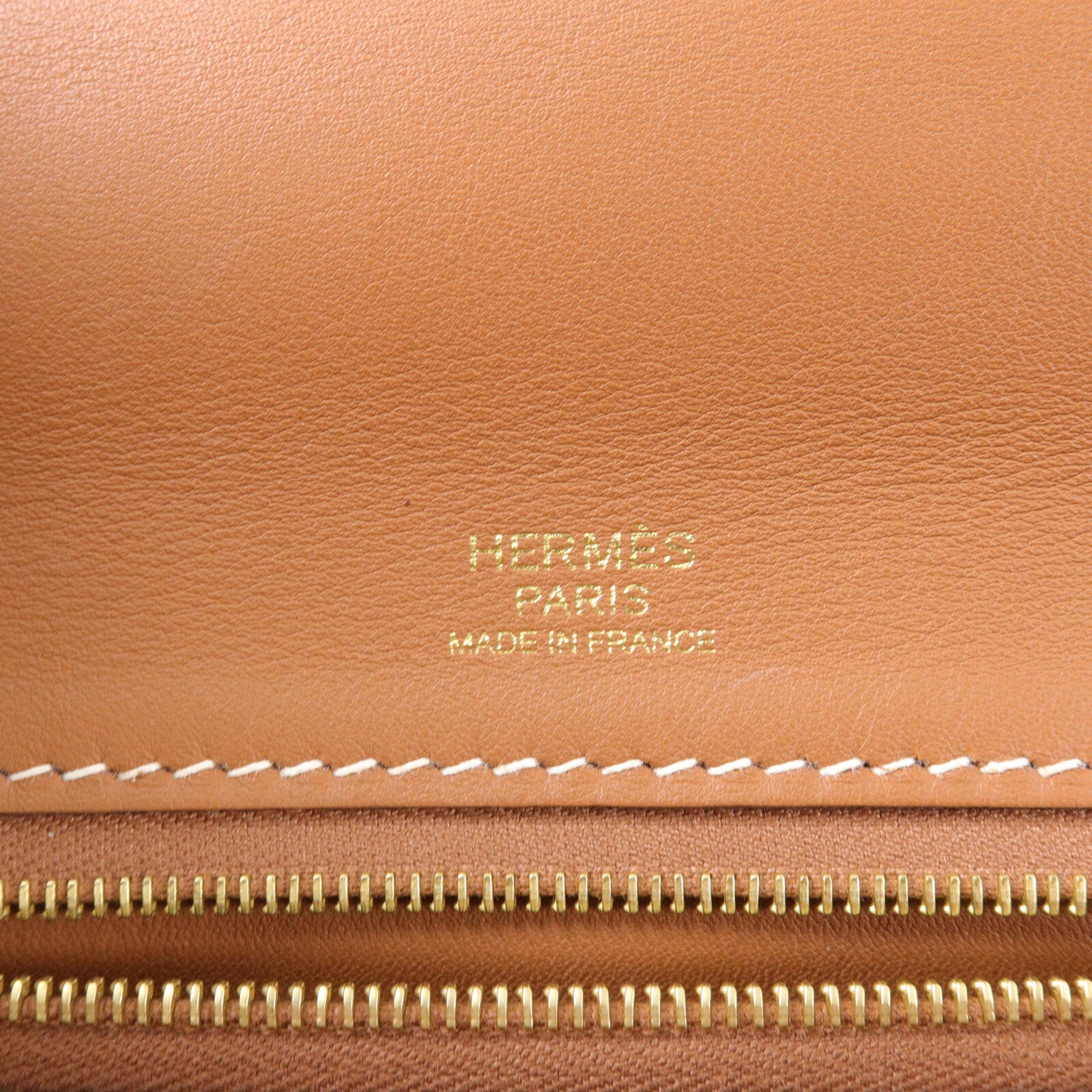 HERMES Barenia皮革24/24 29cm手挽肩背兩用袋Gold