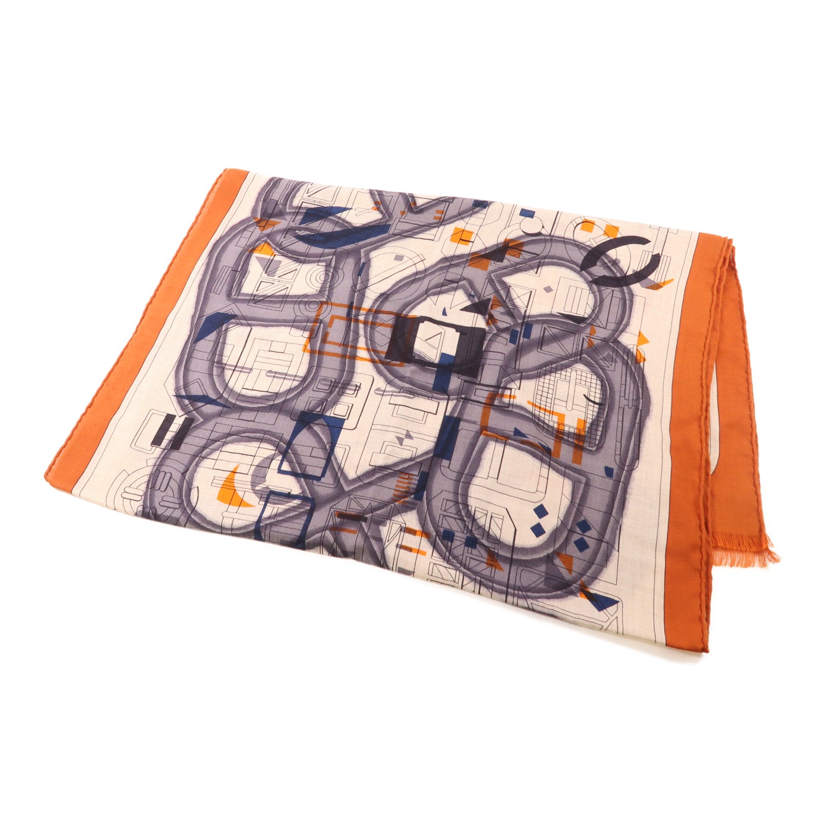 HERMES 羊絨/絲綢Scarf圍巾