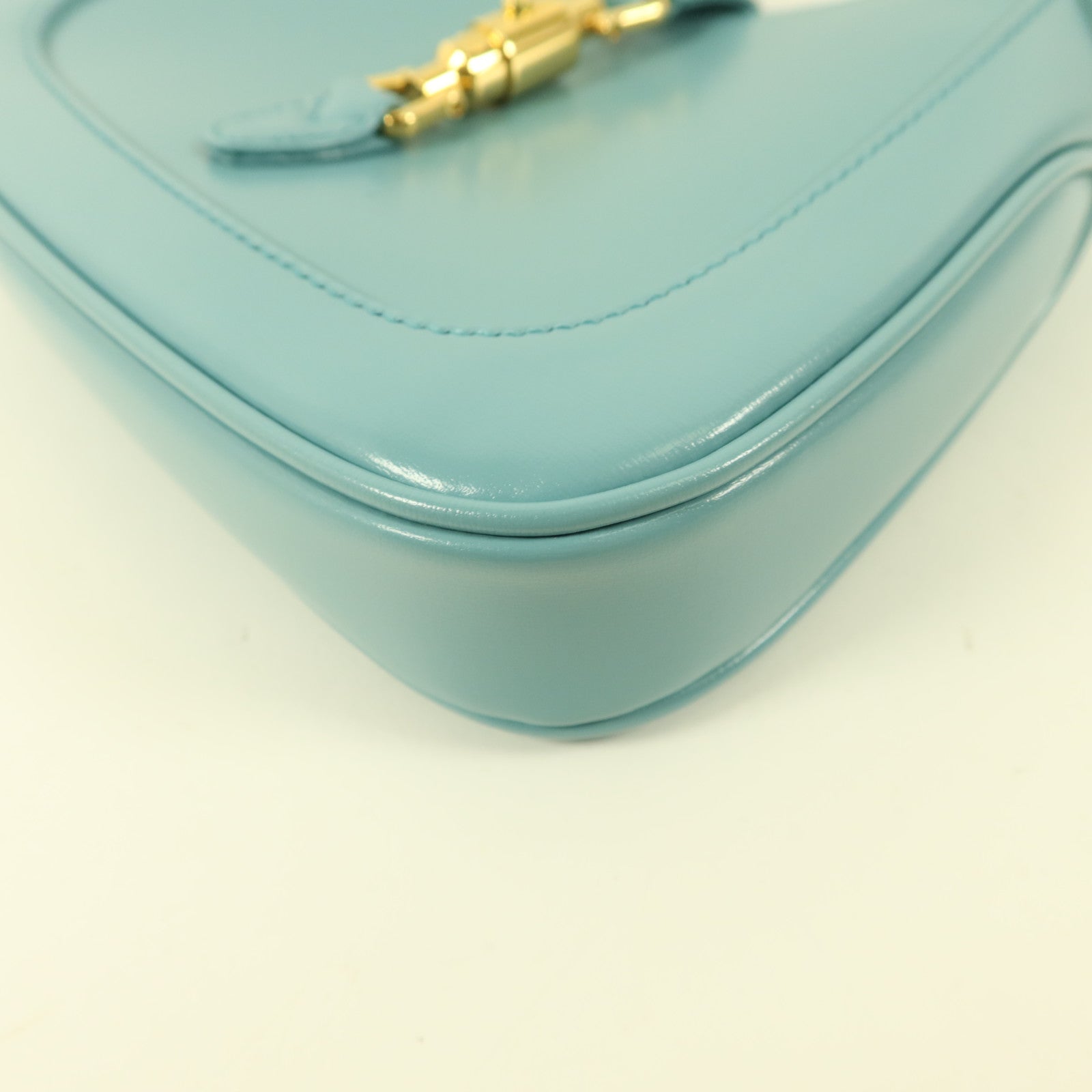 GUCCI 牛皮皮革Jackie 1961 Mini金扣手挽肩背兩用袋