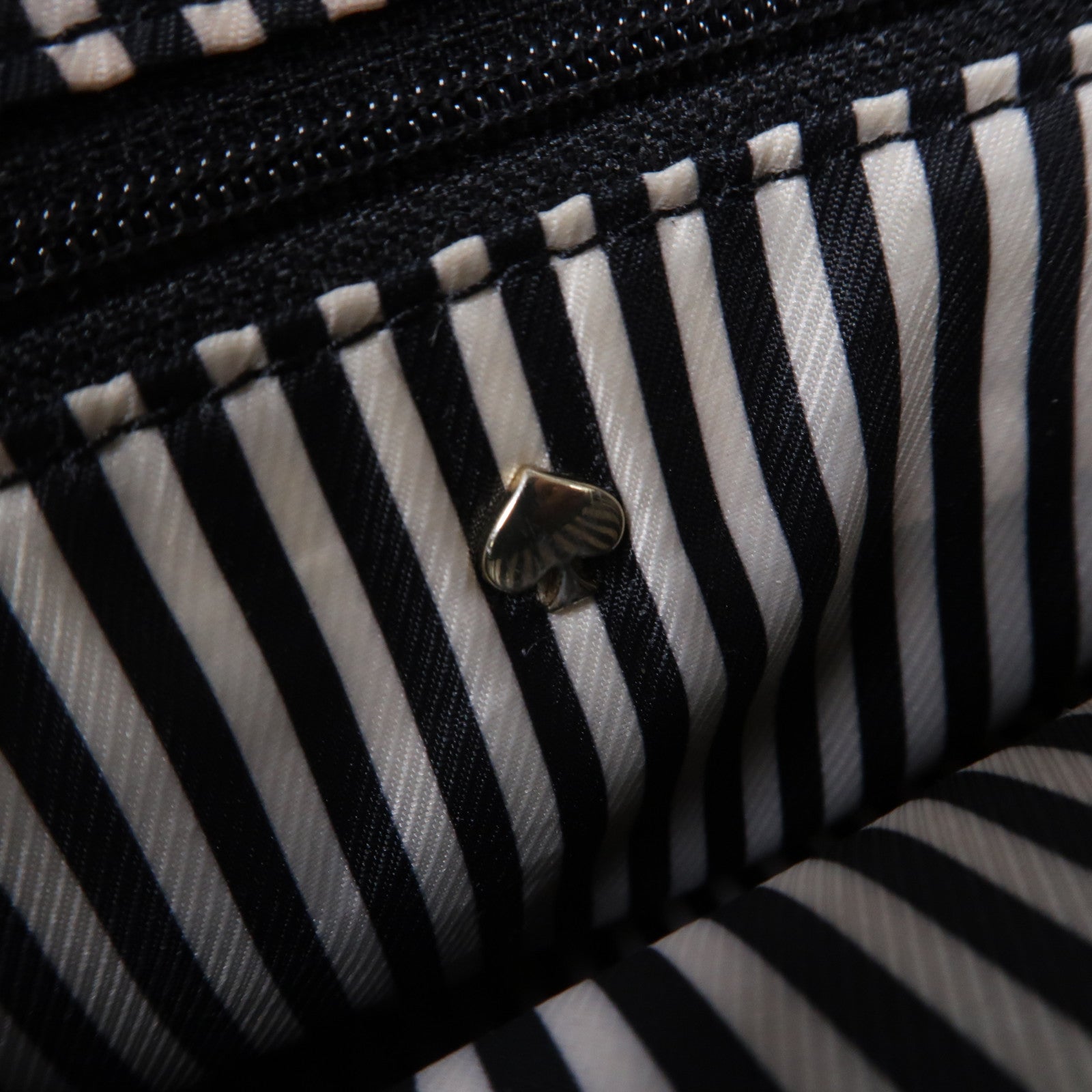 Kate Spade 牛皮皮革2 Way Shoulder Bag金扣手挽肩背兩用袋黑色/白色