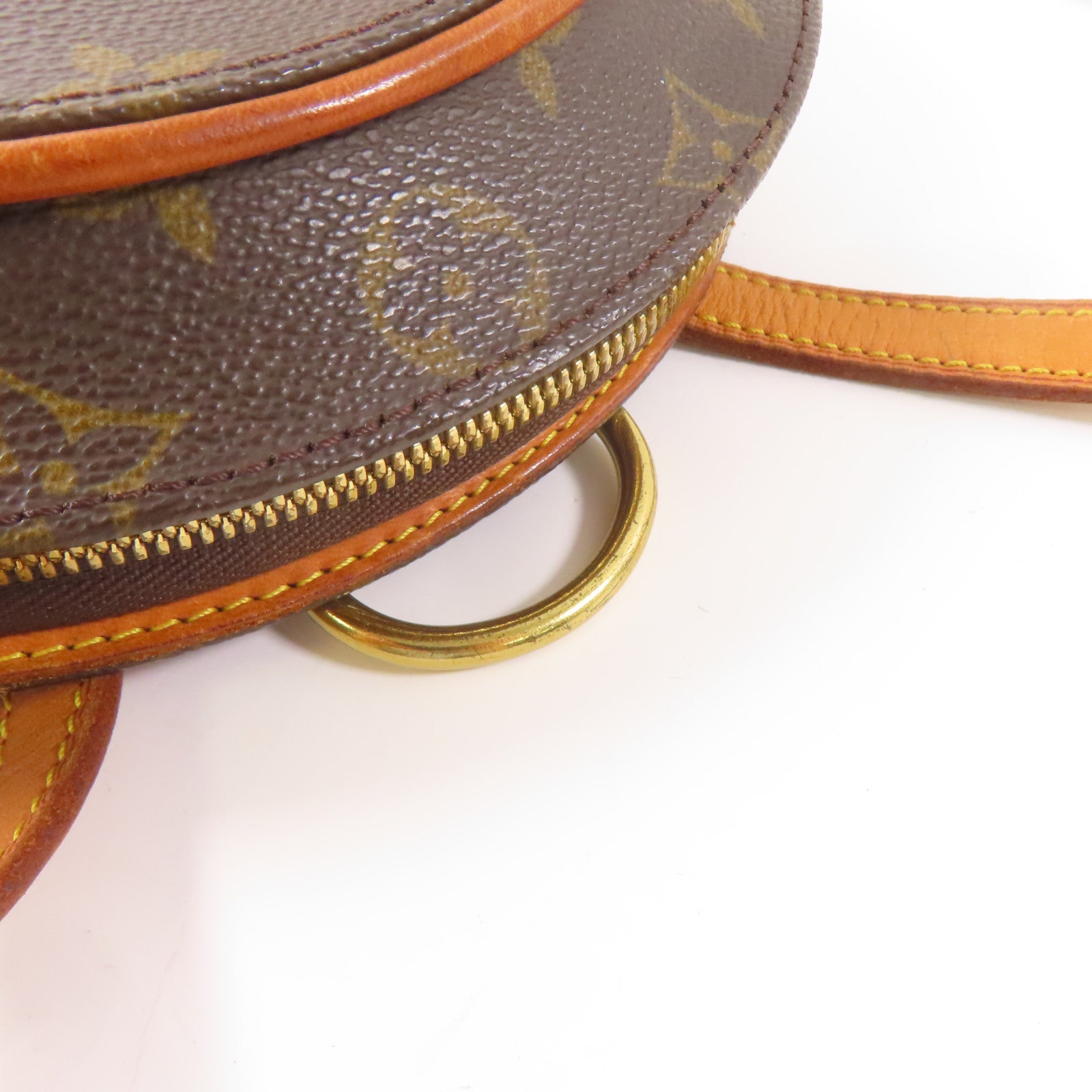 LOUIS VUITTON Monogram Ellipse Sac A Dos Backpack金扣背包棕色