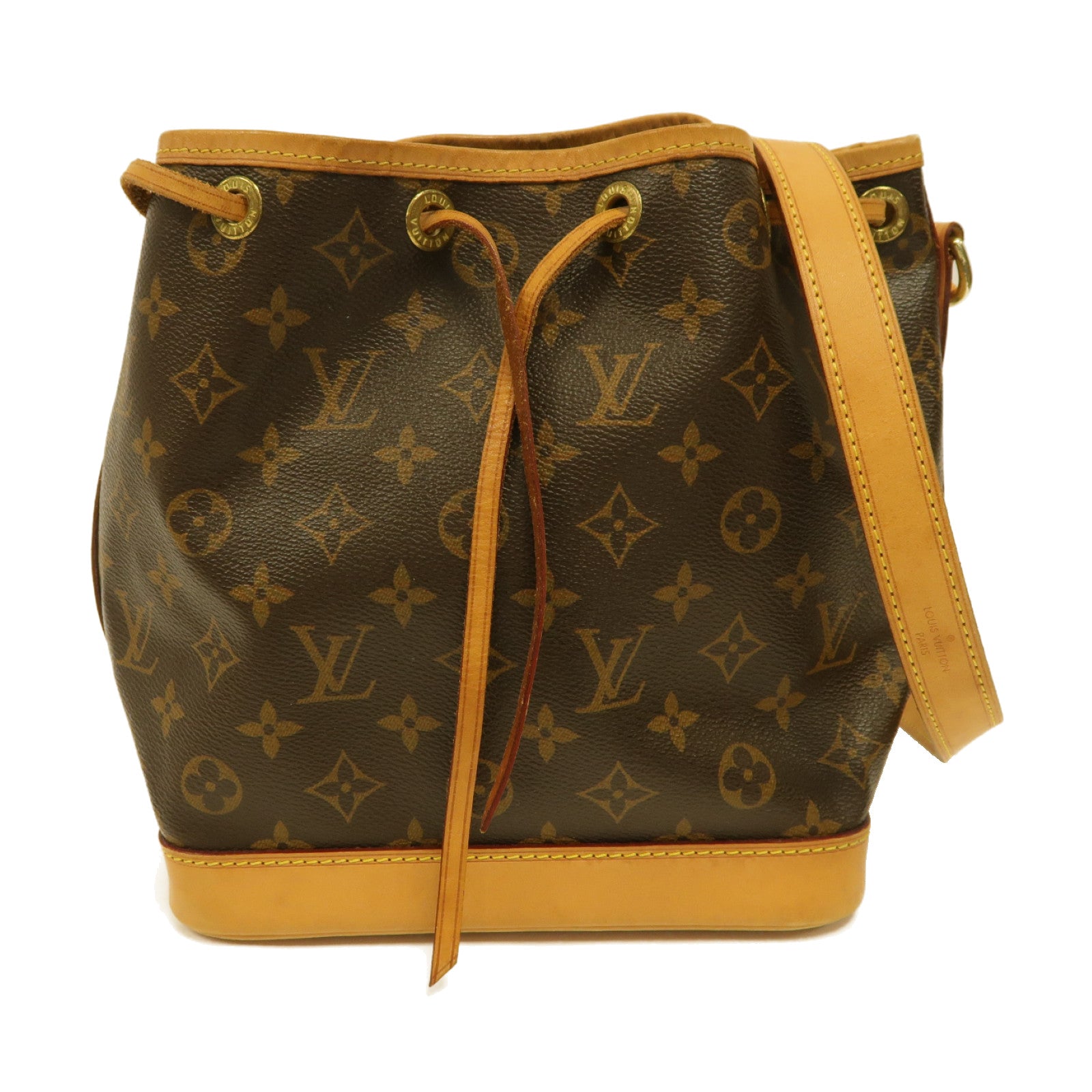 LOUIS VUITTON Monogram Noe BB金扣肩背袋啡色