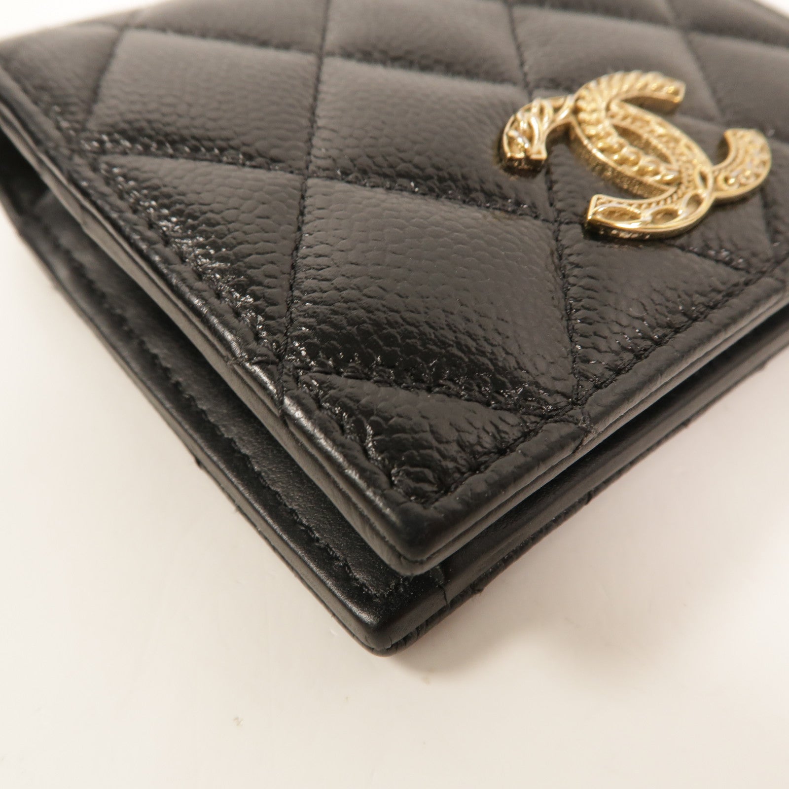 CHANEL 牛皮皮革Bifold Wallet錢包