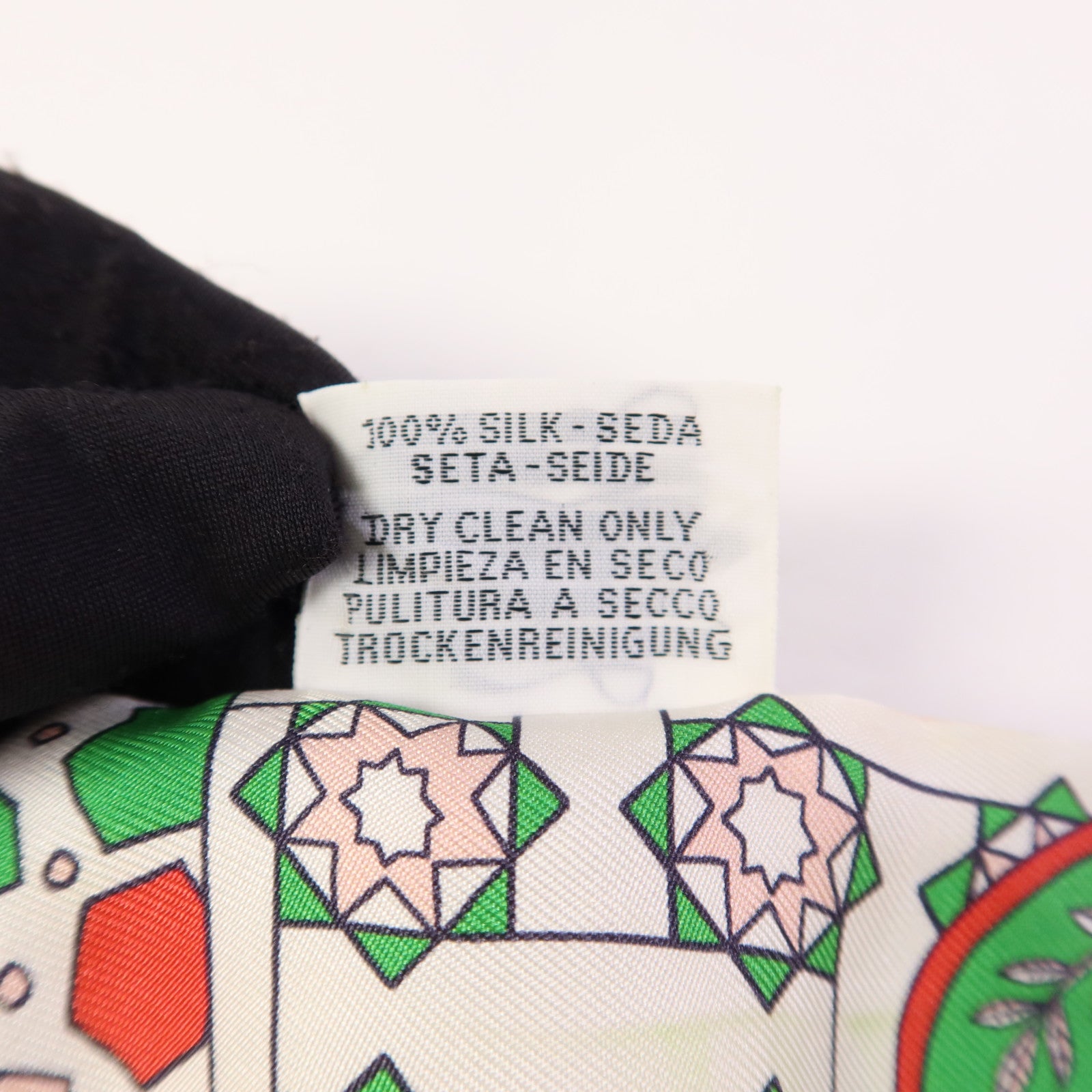 HERMES 絲質Twilly絲巾Pink/Green