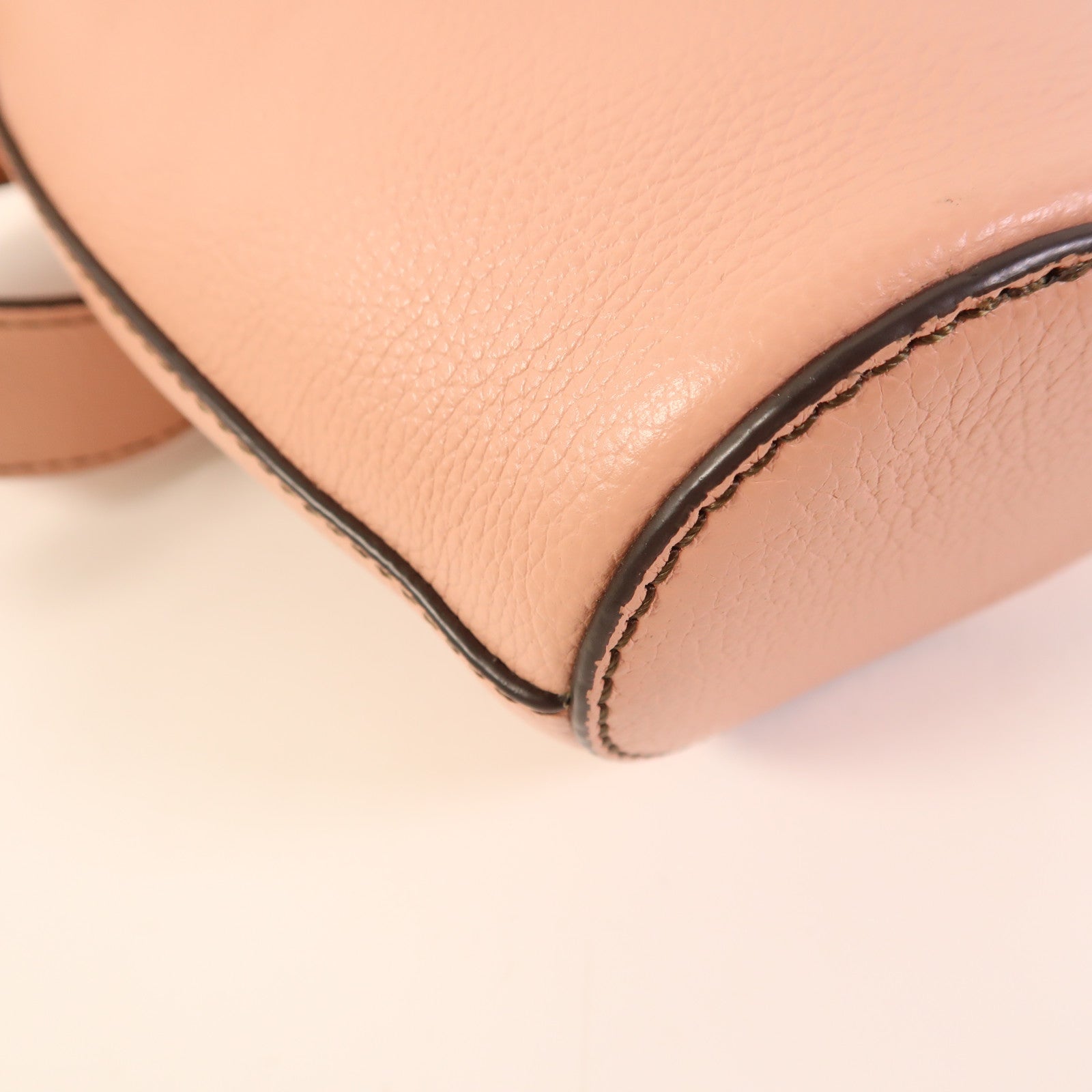 Chloe 牛皮皮革2 Way Shoulder金扣手挽肩背兩用袋