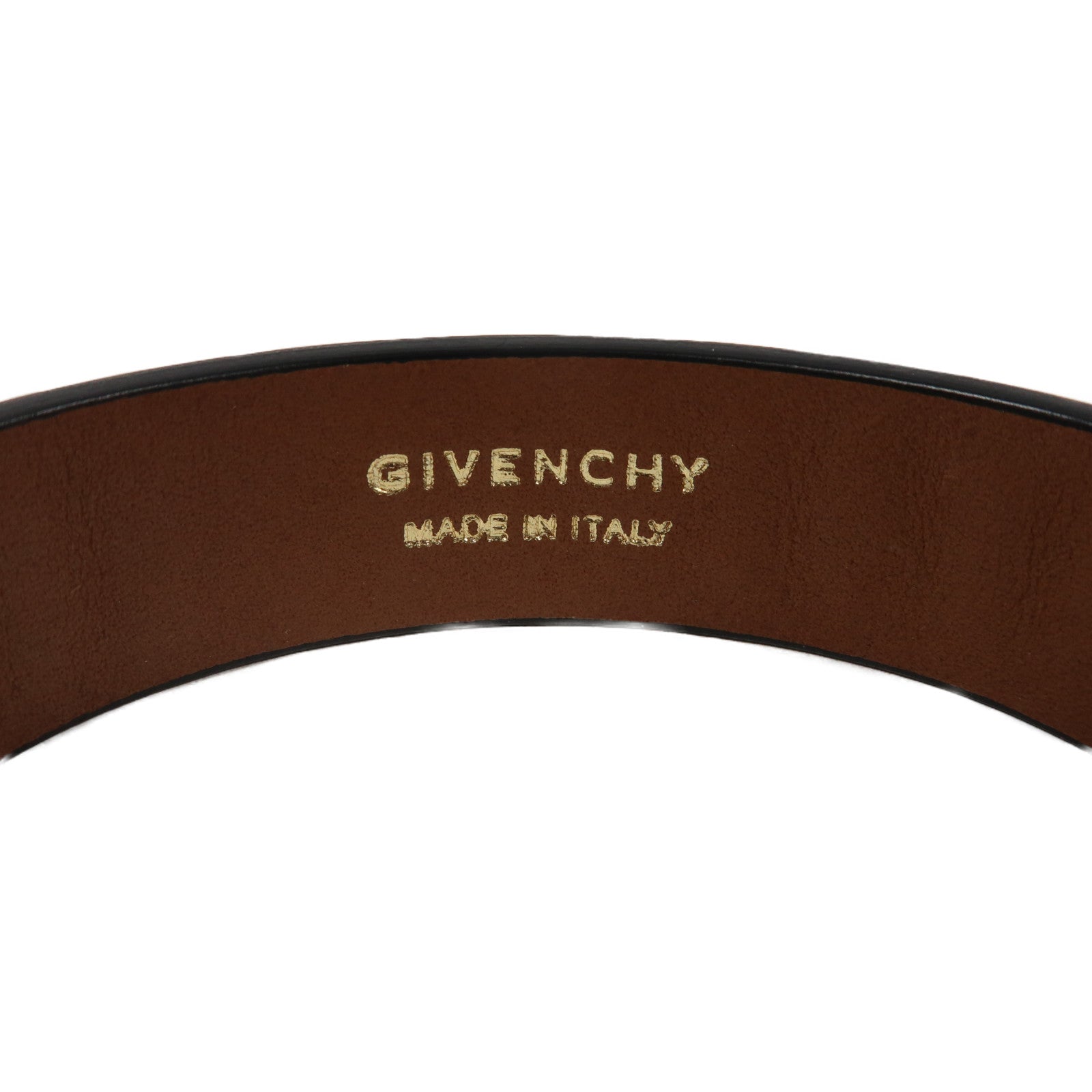 GIVENCHY 牛皮皮革Bracelet手鐲黑色