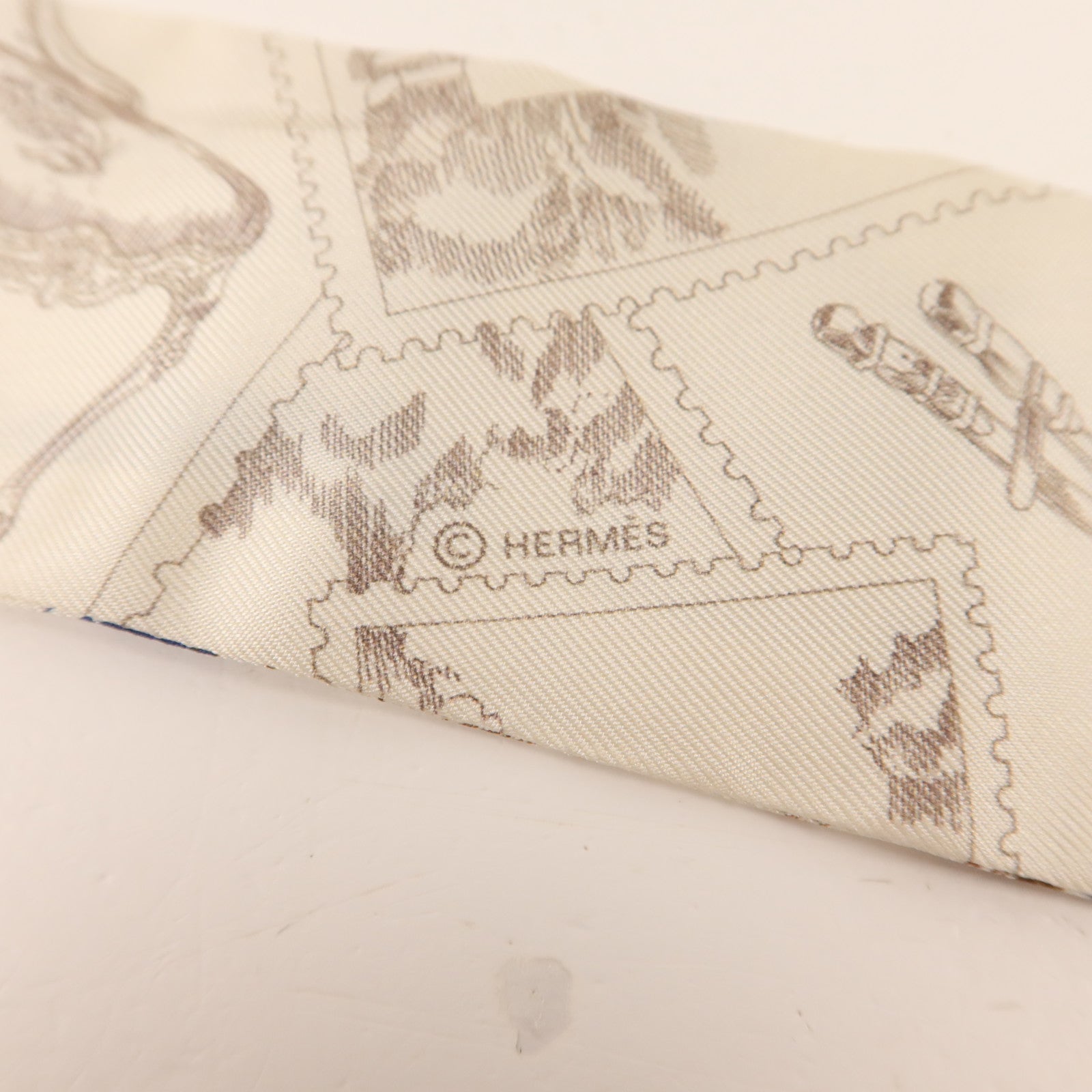 HERMES 絲質Twilly絲巾
