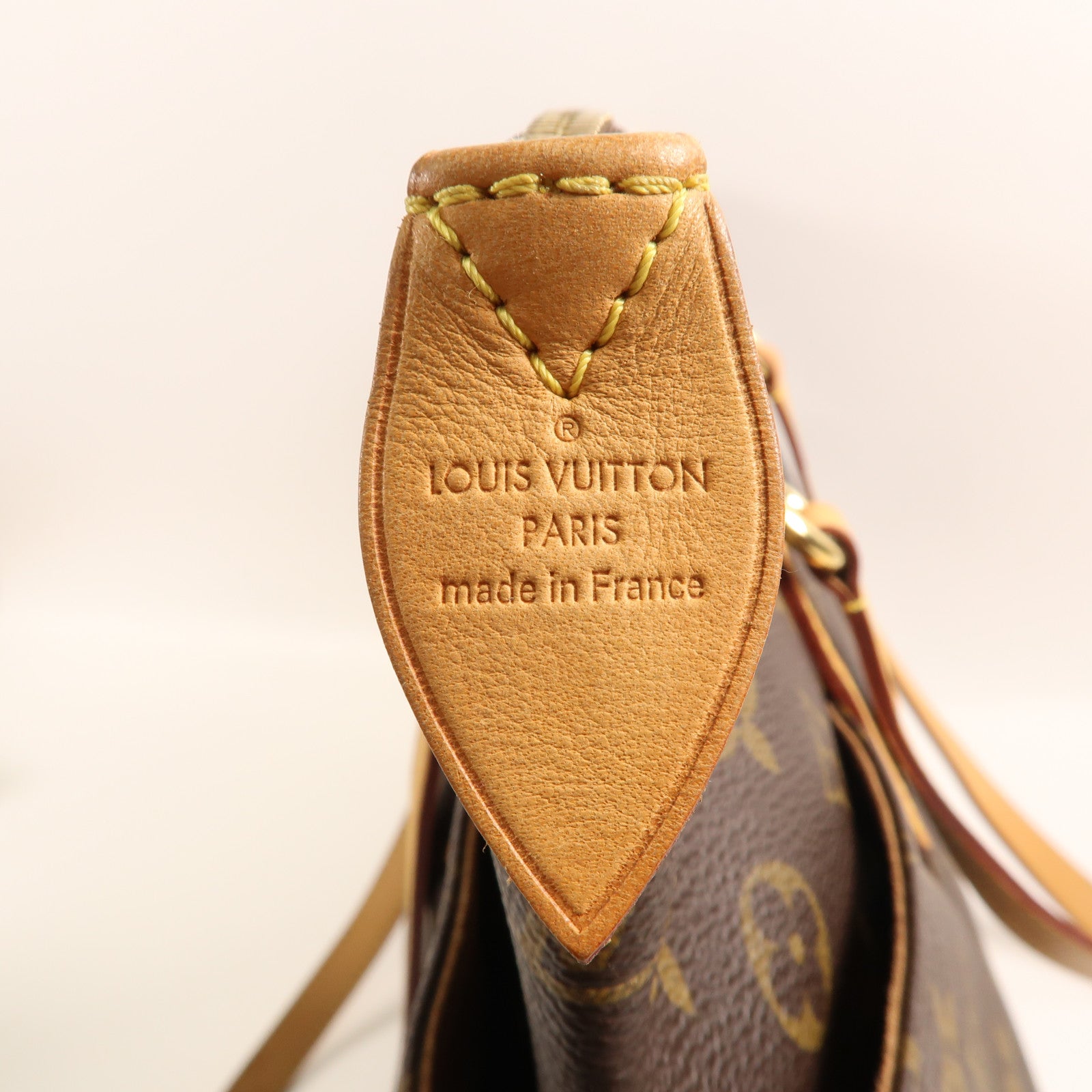 LOUIS VUITTON Monogram Totally MM金扣肩背袋棕色