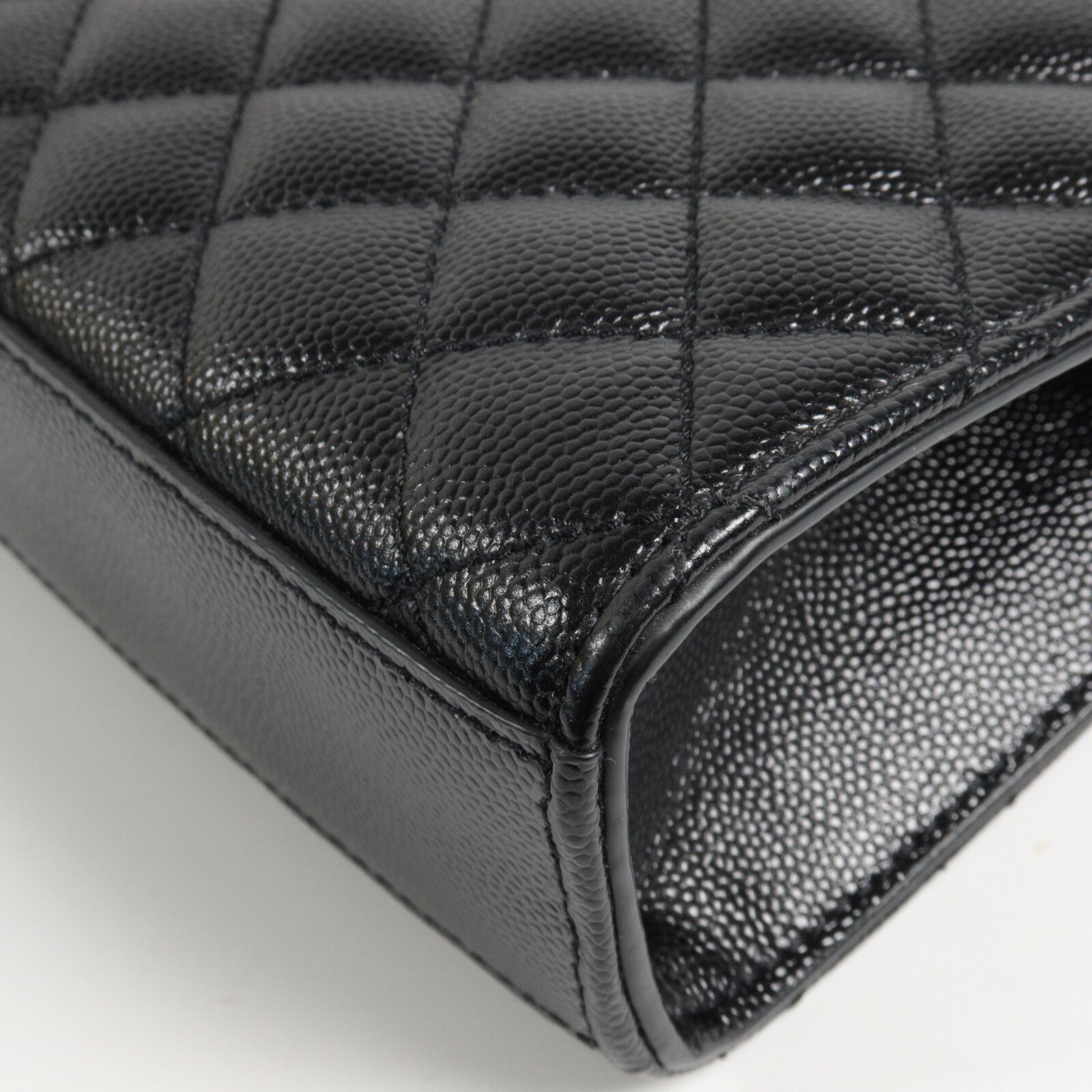 SAINT LAURENT 牛皮皮革Envelope Medium鏈帶肩背袋
