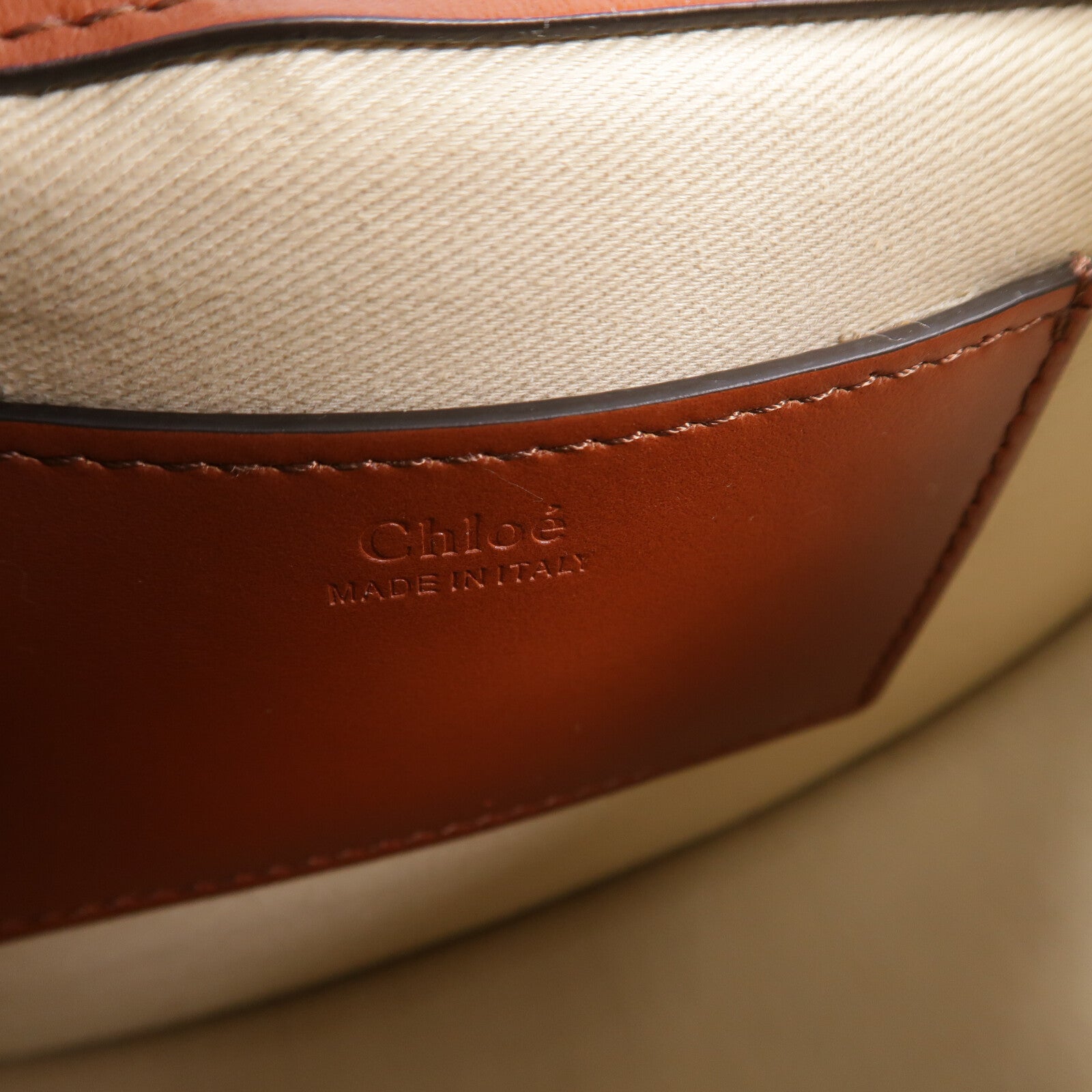 Chloe 牛皮皮革Tess手挽肩背兩用袋