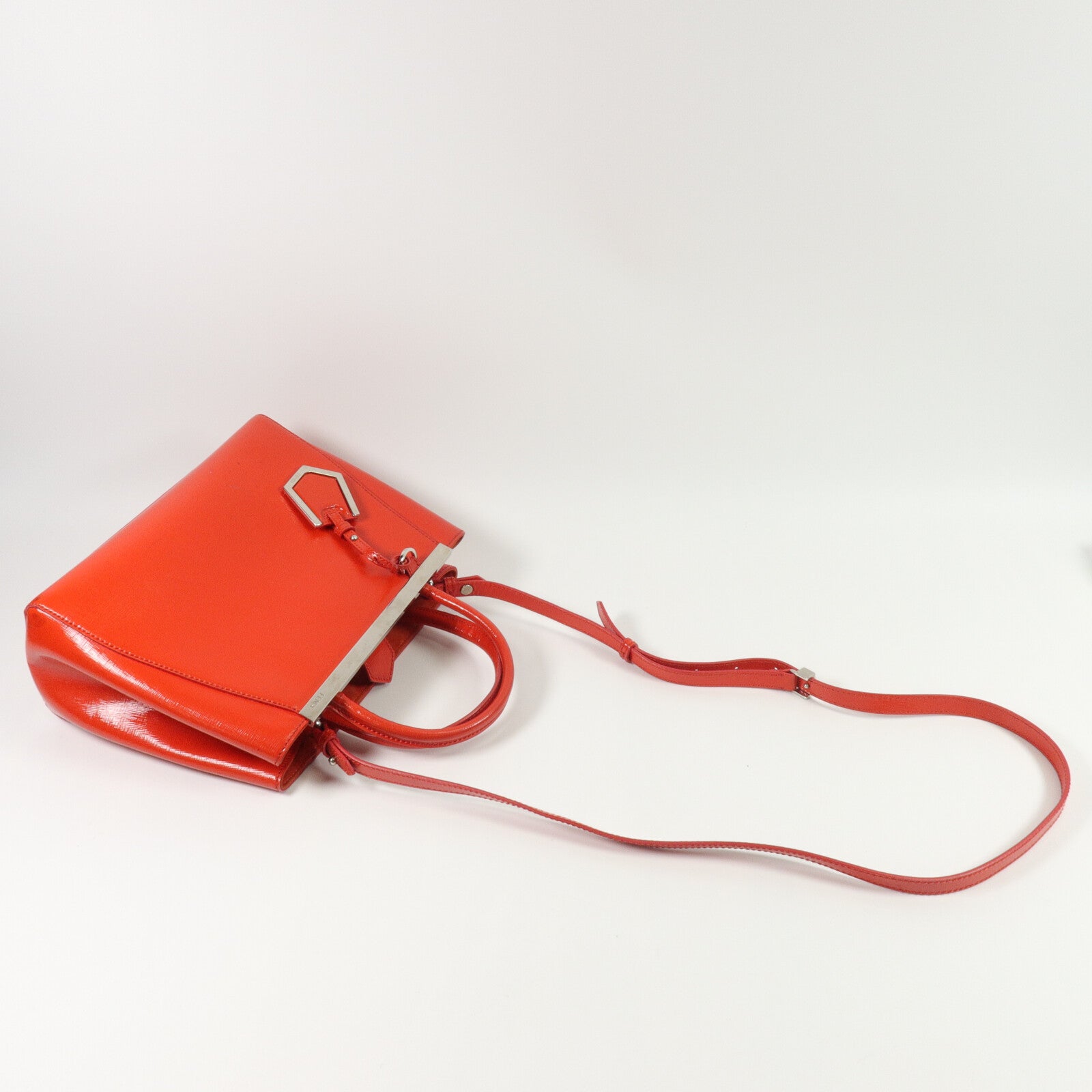 FENDI Saffiano皮革2Jours手挽肩背兩用袋