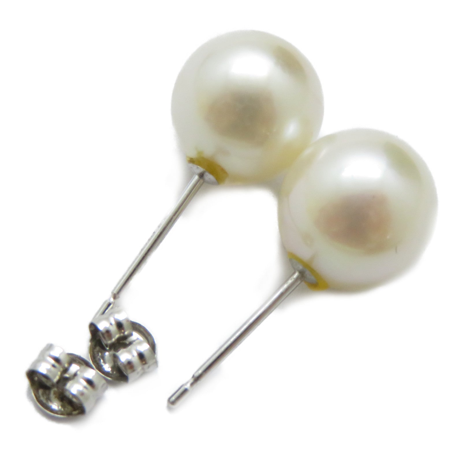 JEWELRY 18K白金Pearl Earrings珍珠耳環