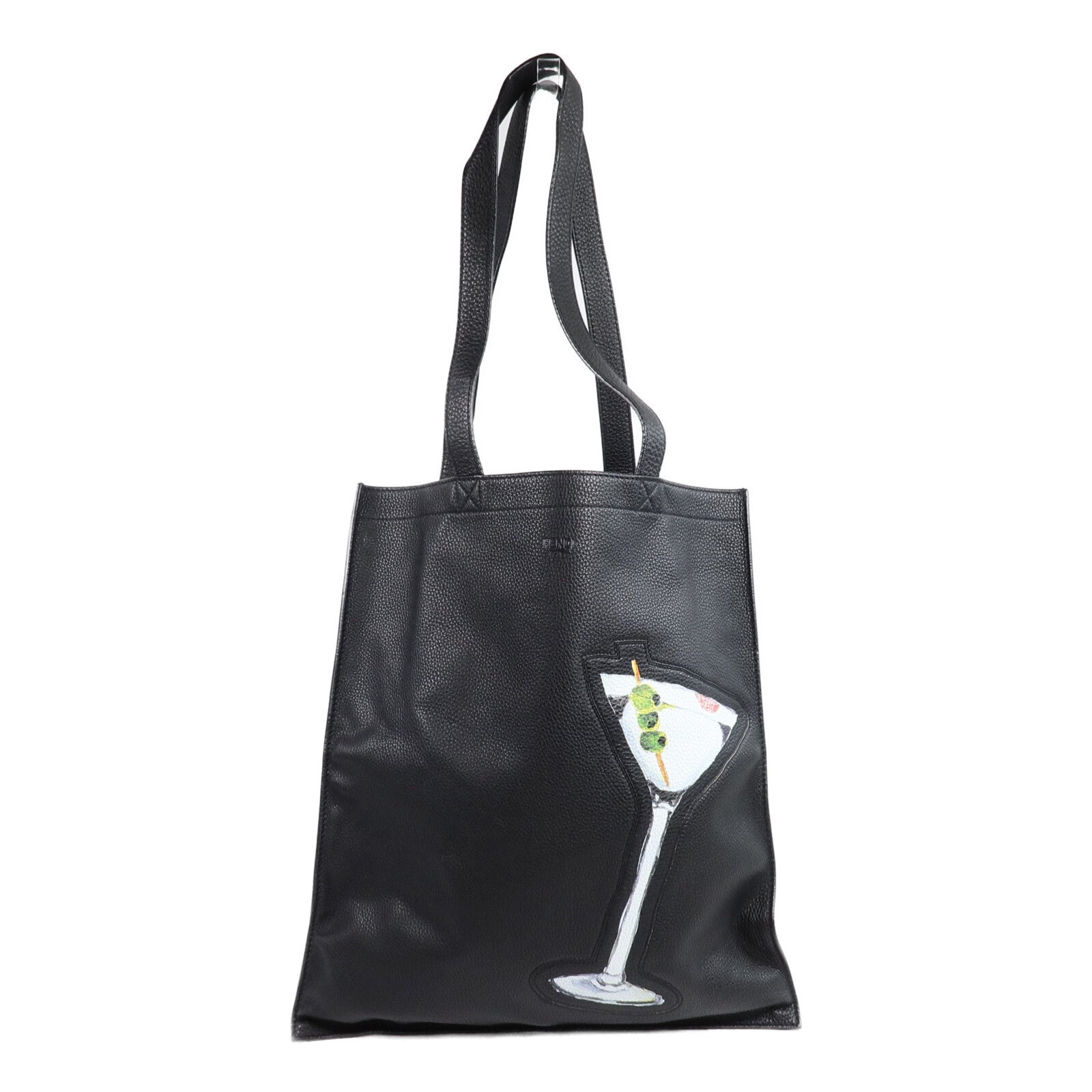 FENDI 牛皮皮革Martini Tote手挽袋