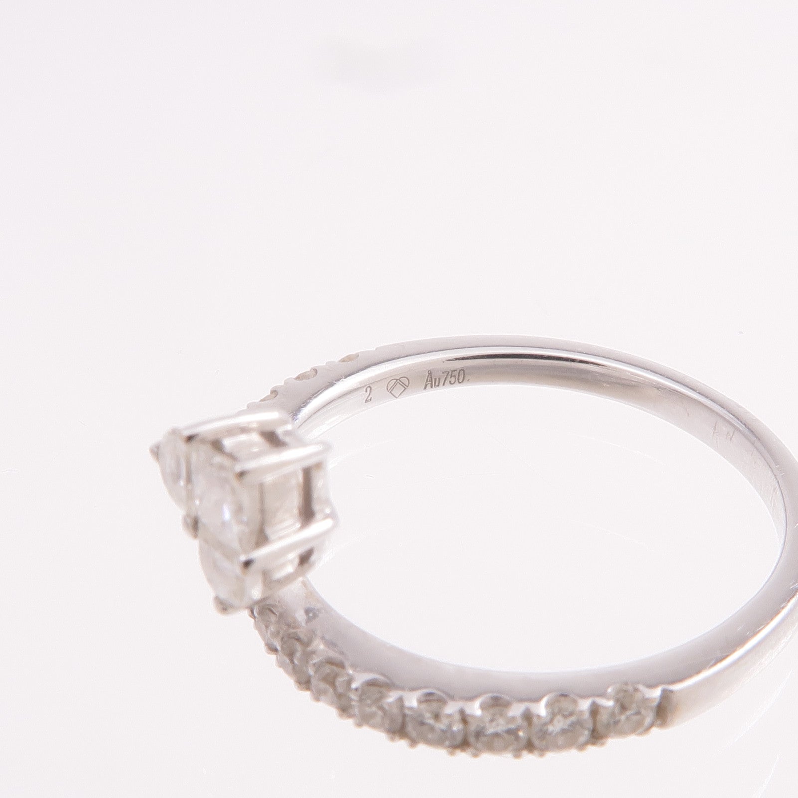 JEWELRY 18K白金Diamond Ring鑽石戒指US#4.25