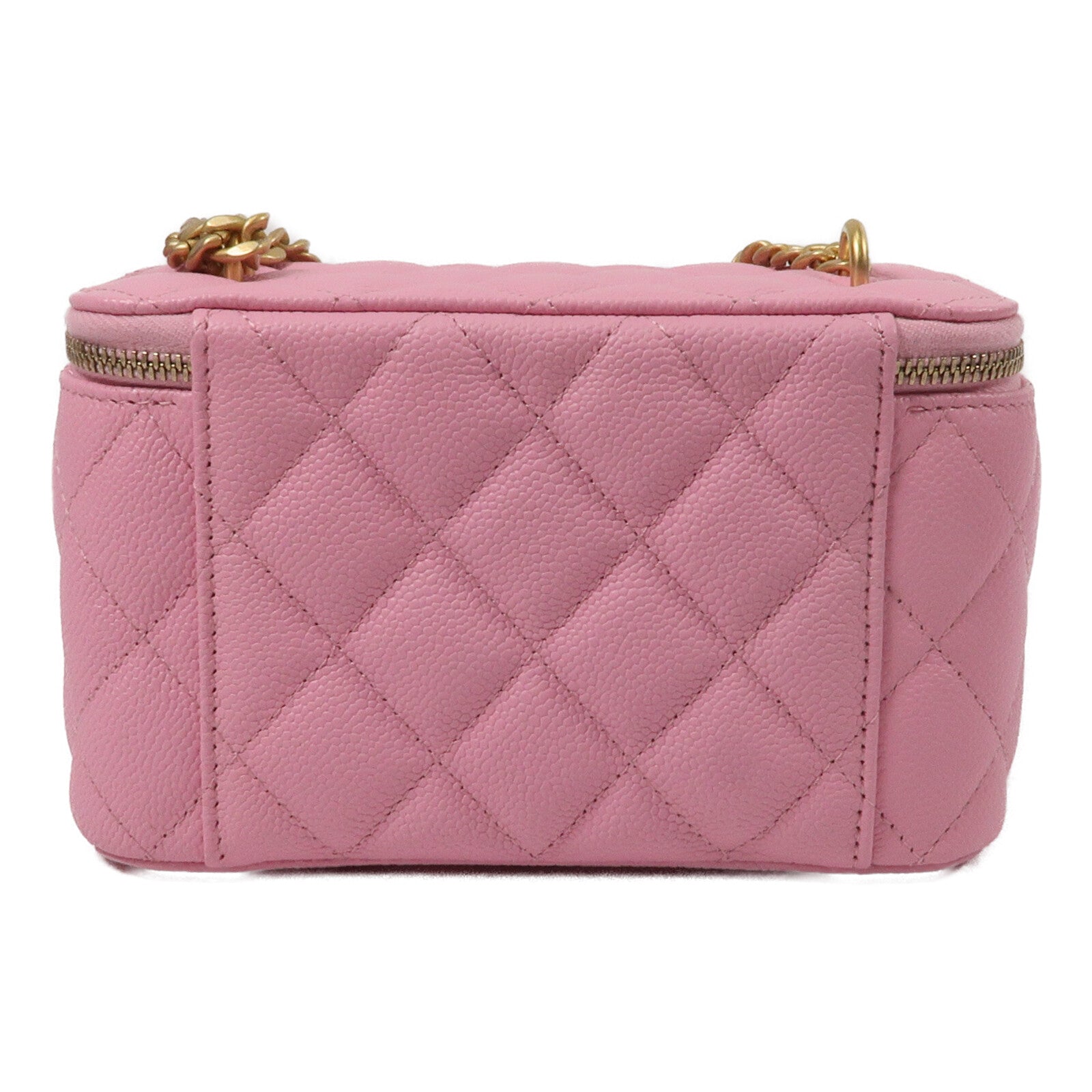 CHANEL 牛皮皮革Vanity Case Sweetheart Crush鏈帶肩背袋