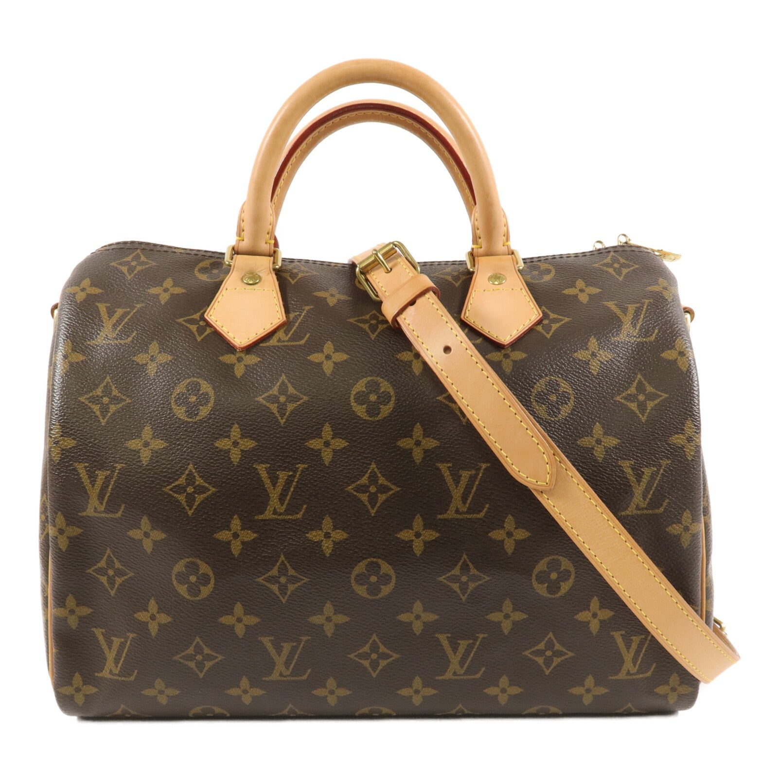 LOUIS VUITTON Monogram Speedy Bandouliere 30手挽肩背兩用袋