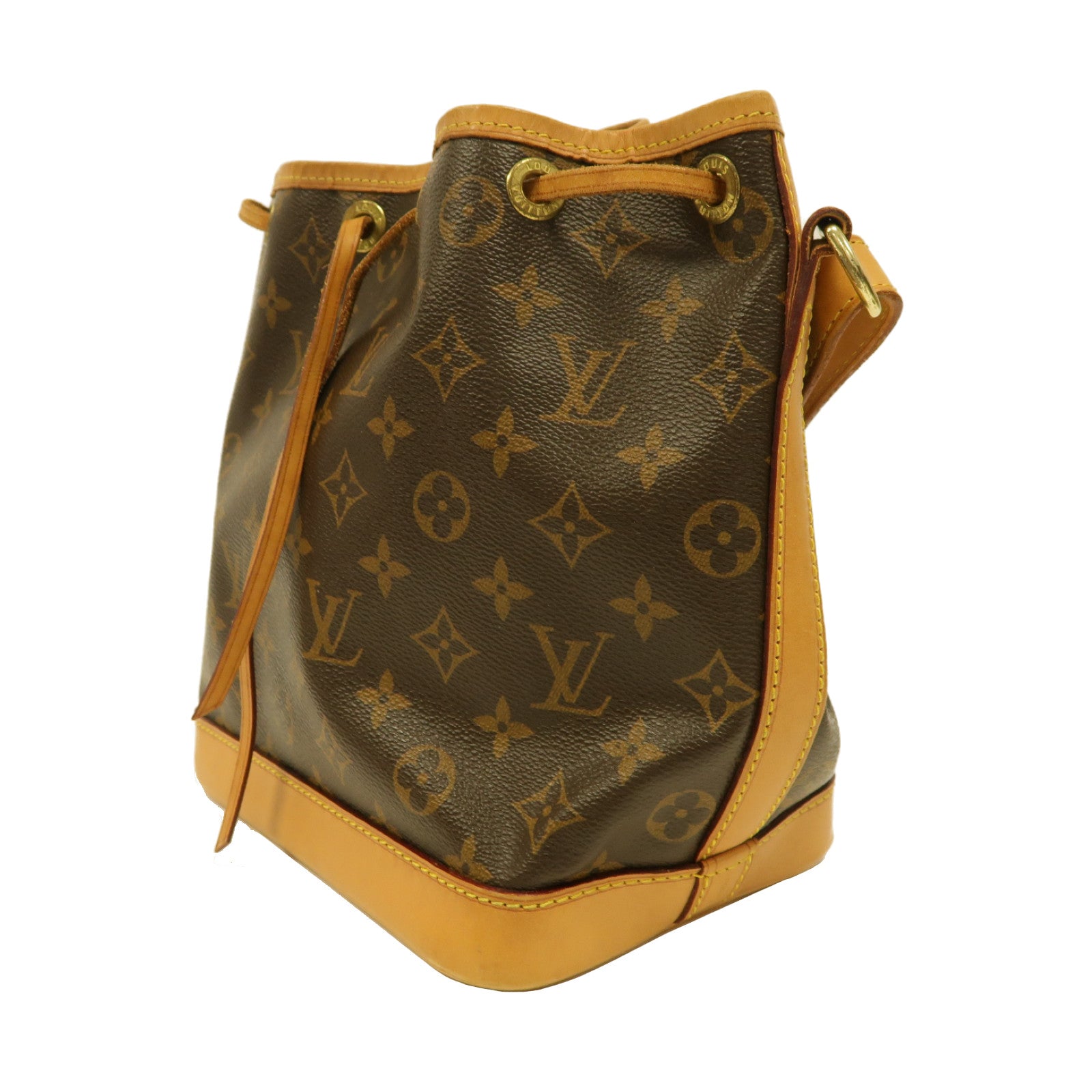 LOUIS VUITTON Monogram Noe BB金扣肩背袋啡色