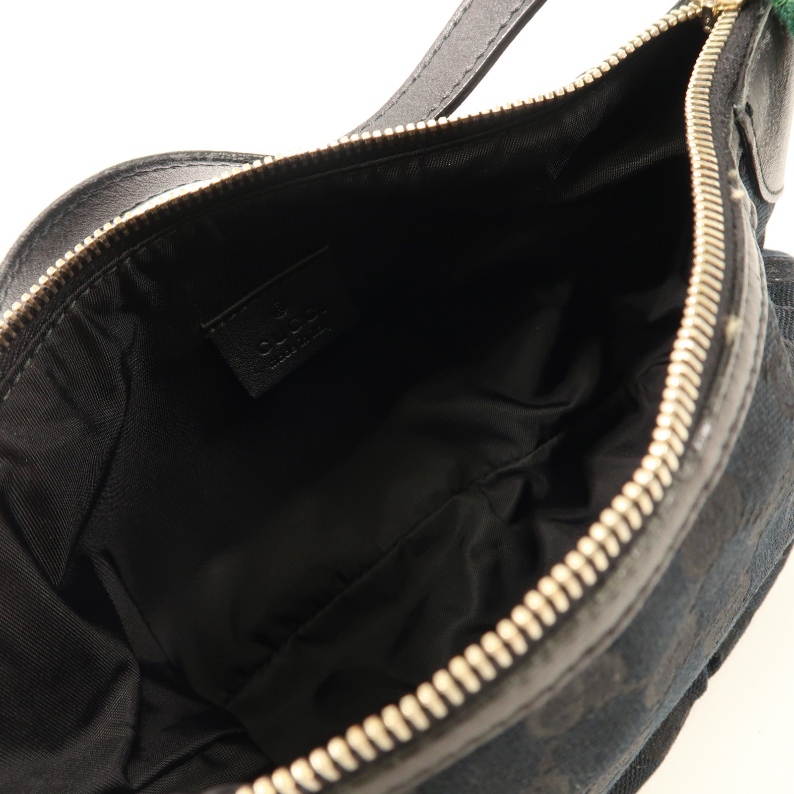 GUCCI 帆布Accessory Pouch金扣手挽袋