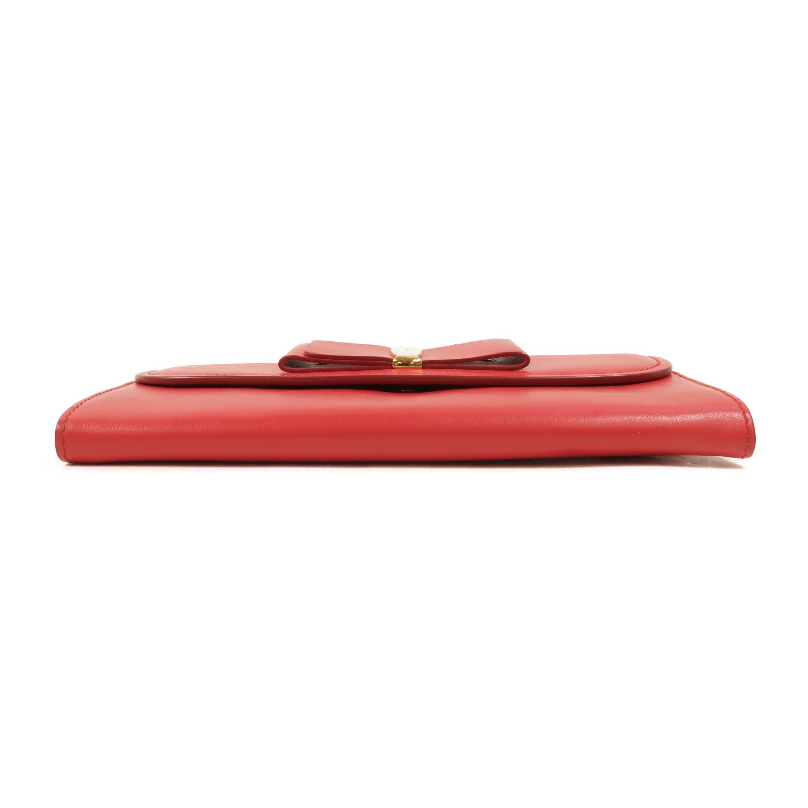 Salvatore Ferragamo 牛皮皮革Vara Bow Continental Wallet錢包