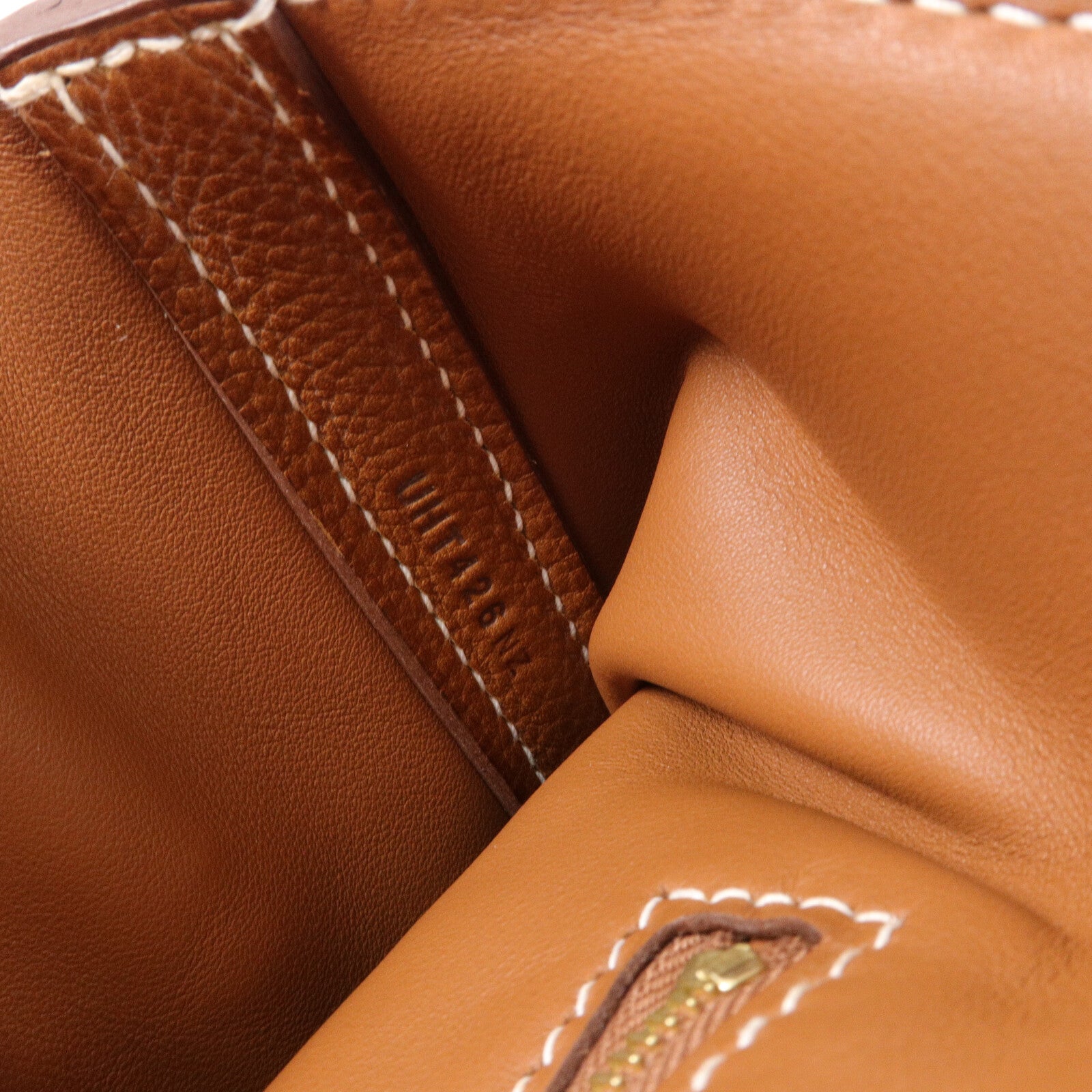 HERMES Barenia皮革24/24 29cm手挽肩背兩用袋Gold