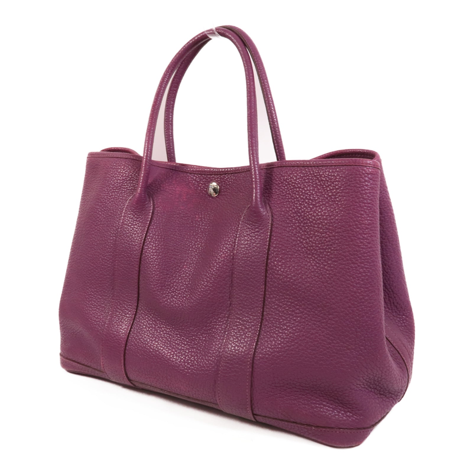 HERMES Clemence皮革 Garden Party PM手挽袋Anemone