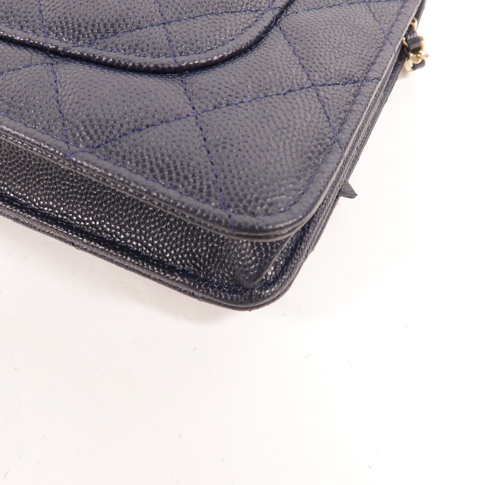 CHANEL 牛皮皮革WOC Wallet On Chain鏈帶肩背袋