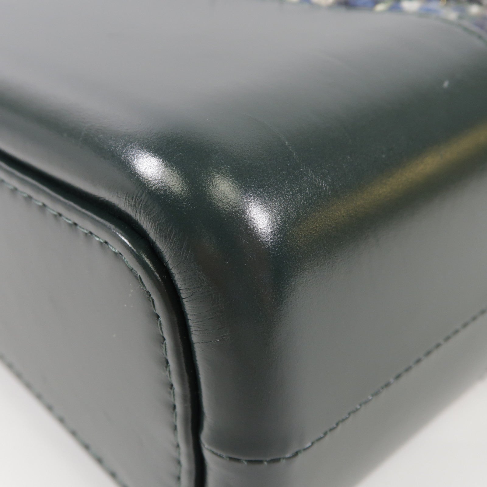 CHANEL CC GHW/SHW Gabrielle Bag Shoulder Bag Medium Hobo Tweed Calfskin Leather