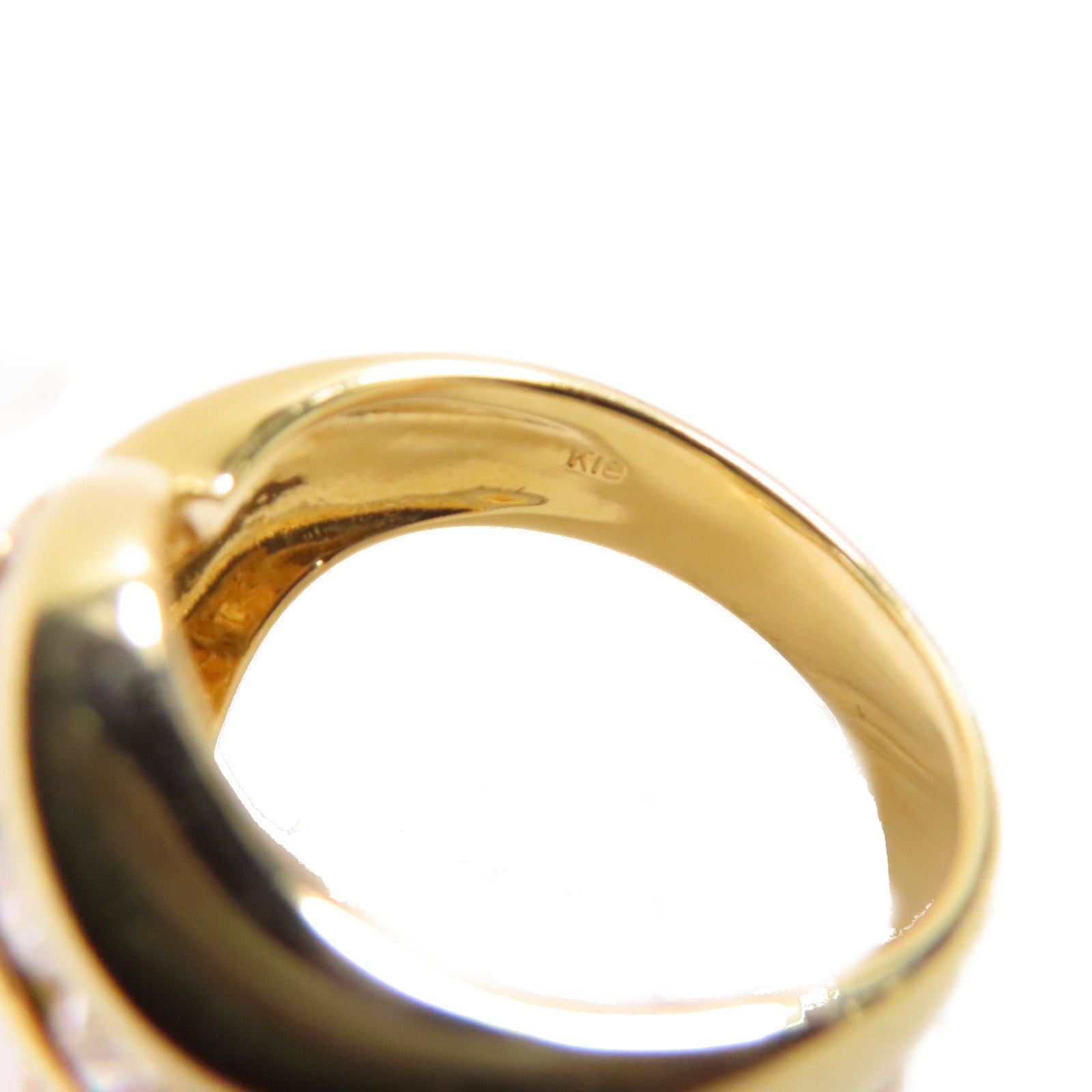 JEWELRY 【激減優惠】18K黃金/1.37ct鑽石Diamond Ring戒指US#6.25