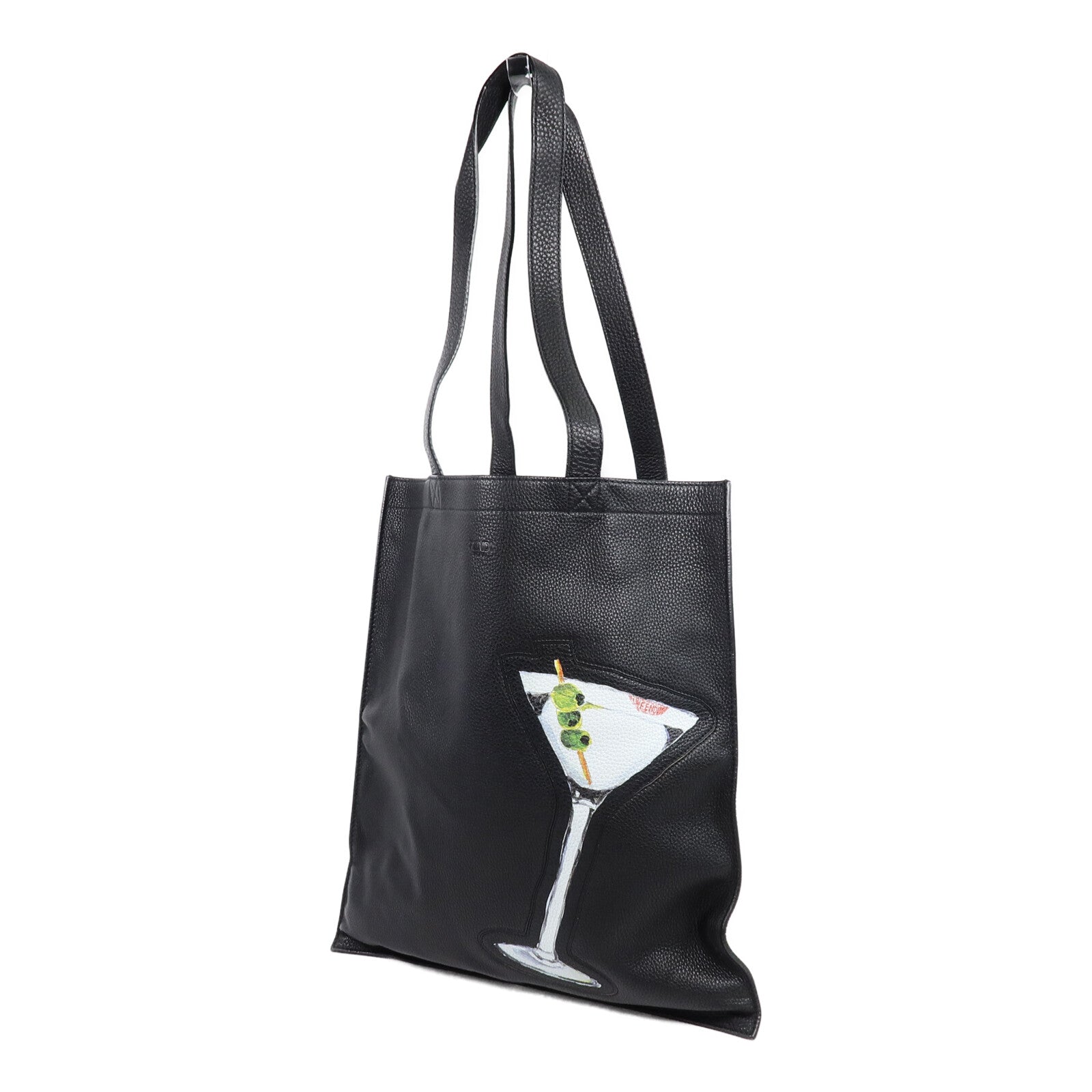 FENDI 牛皮皮革Martini Tote手挽袋